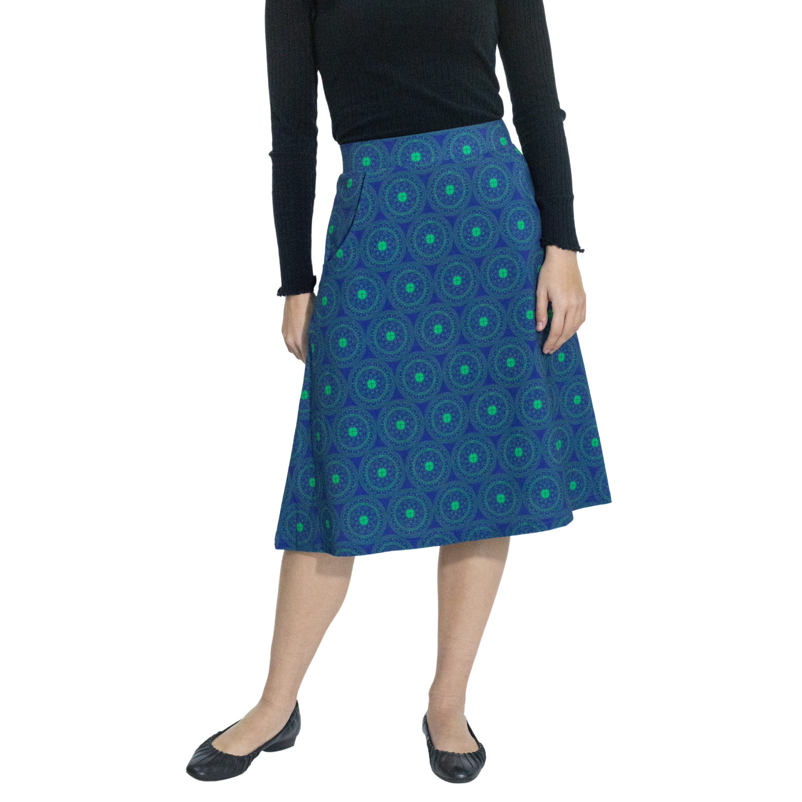 (Pre-order) Pi Mandala A-Line Skirt