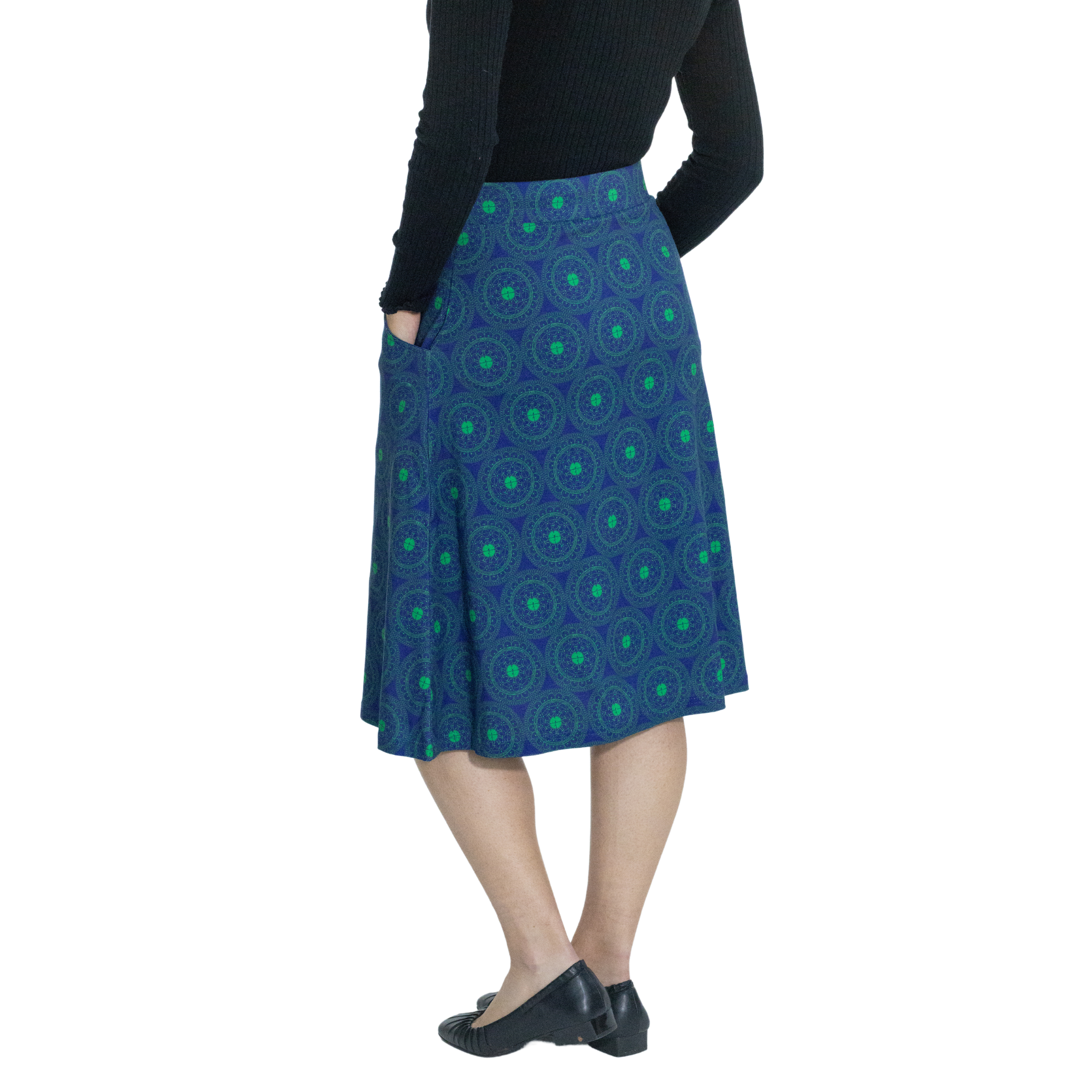 Pi Mandala A-Line Skirt