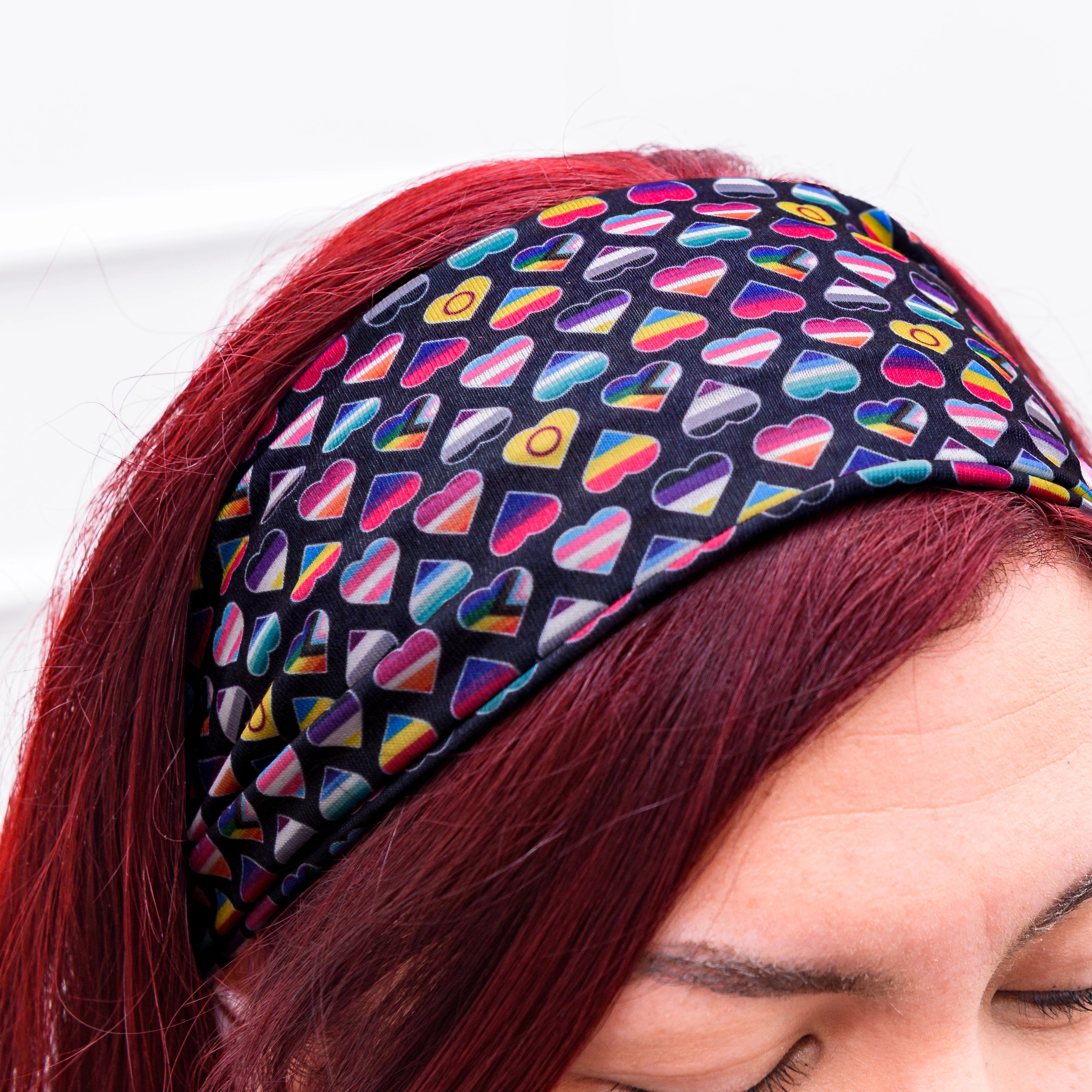 Pride Hearts Headband