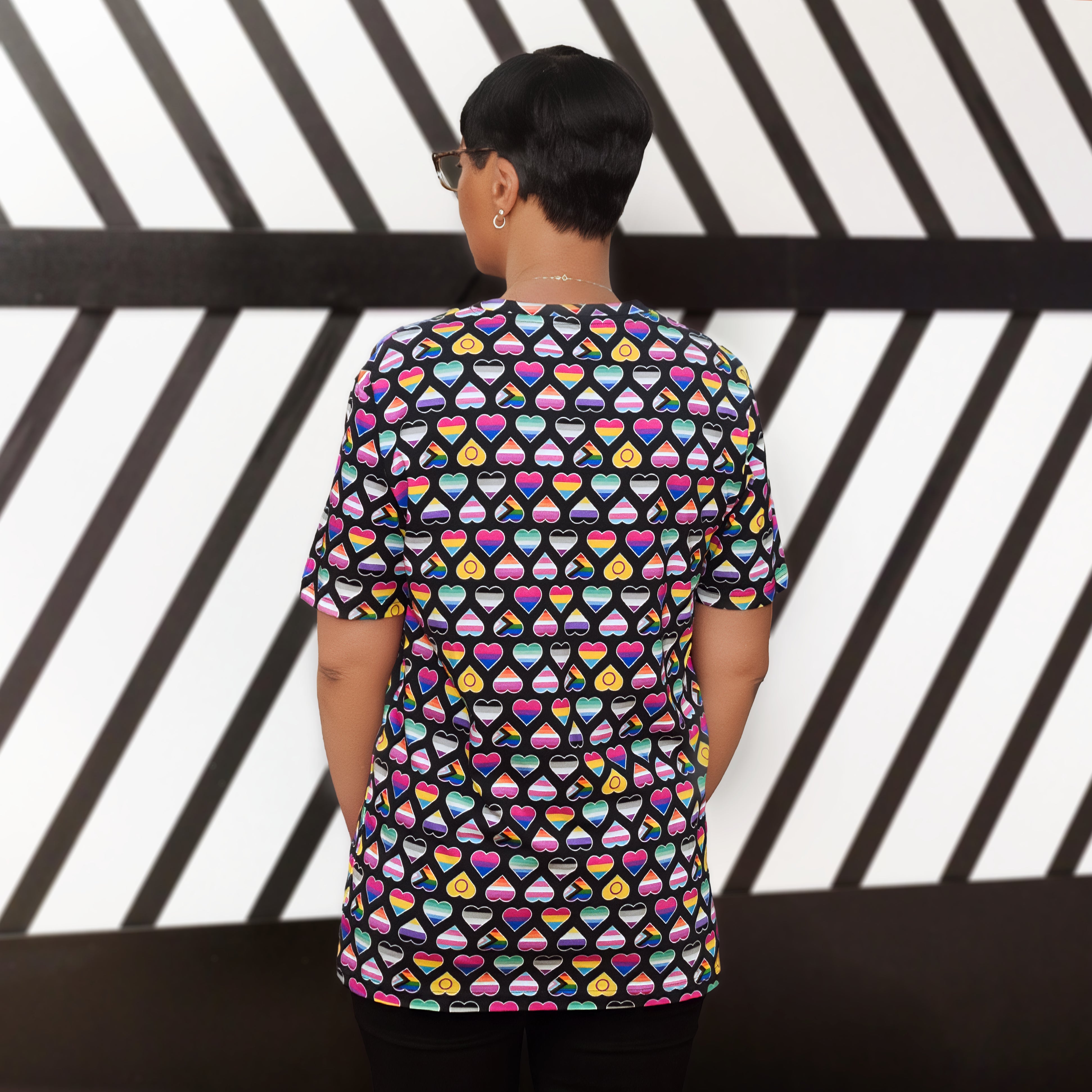 Pride Hearts Unisex Adults T-Shirt