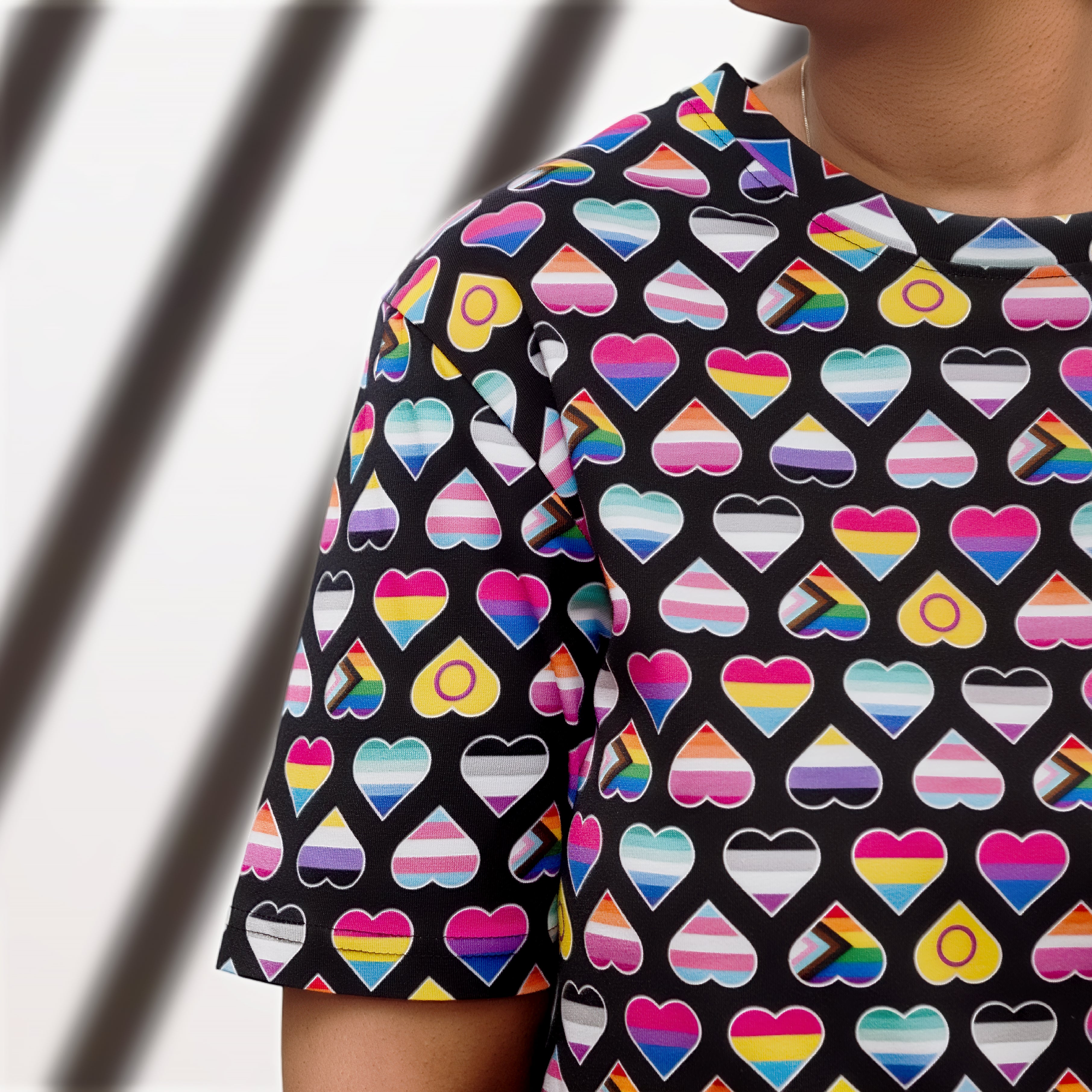 Pride Hearts Unisex Adults T-Shirt