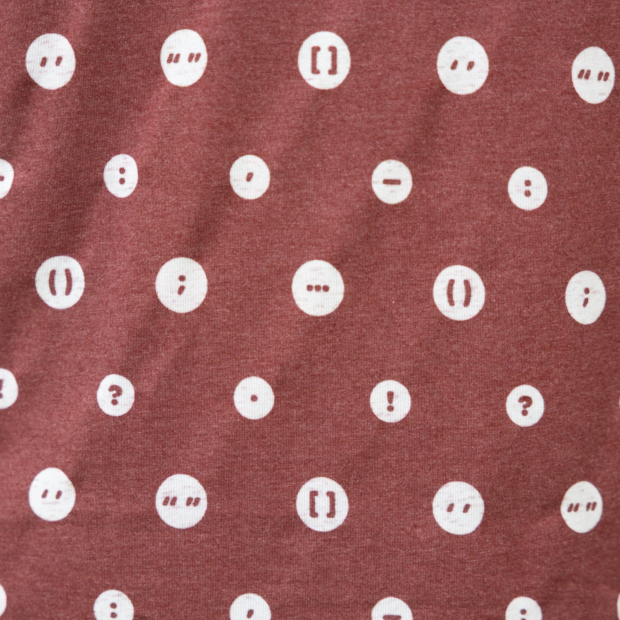 Punctuation Marks Burnout Cardigan