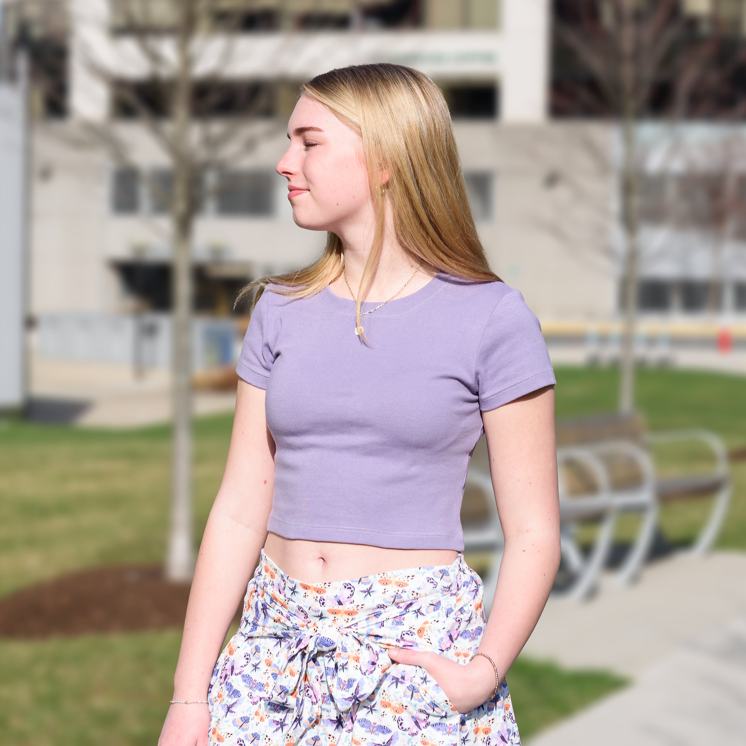 Purple Crop Top (Teen)