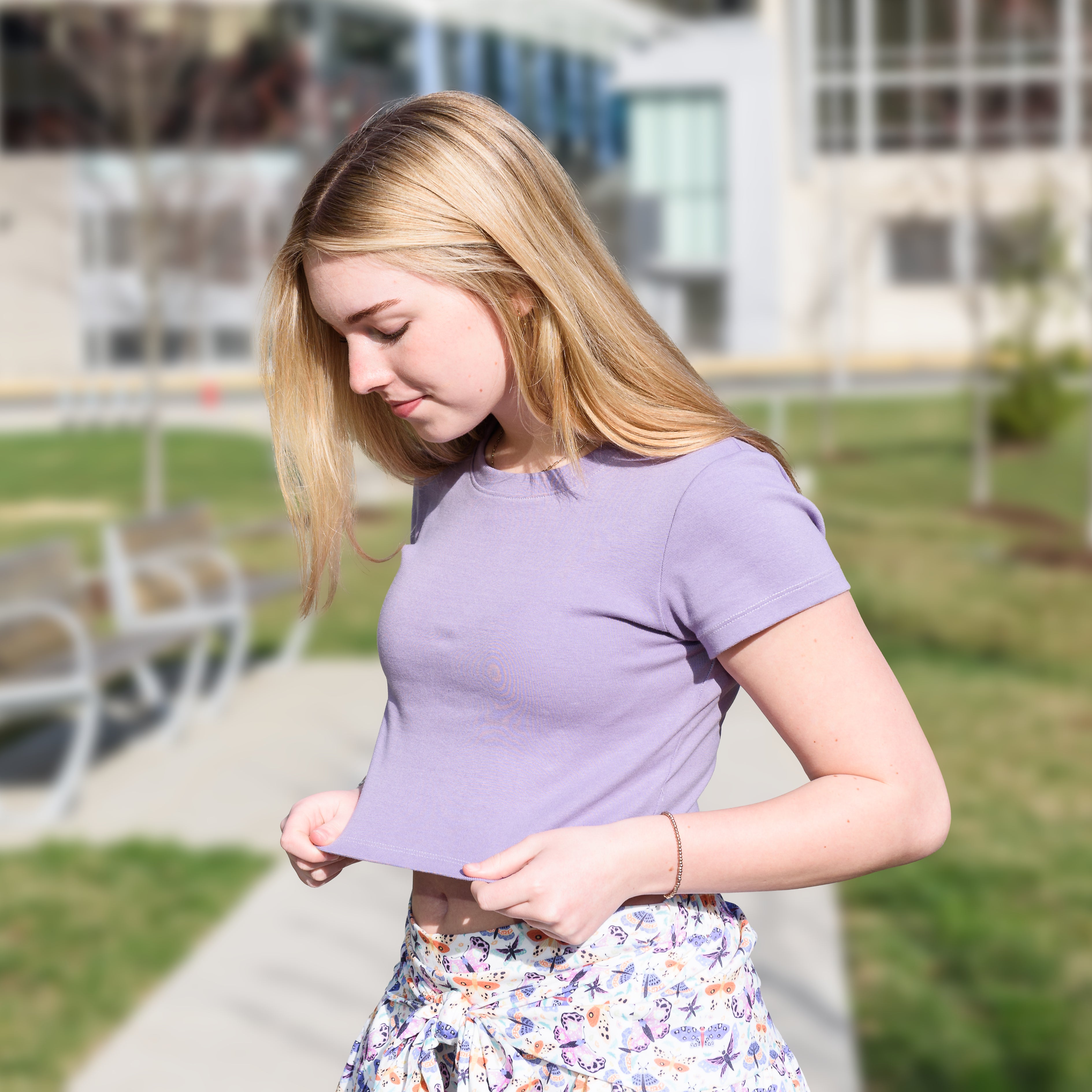 Purple Crop Top (Teen)