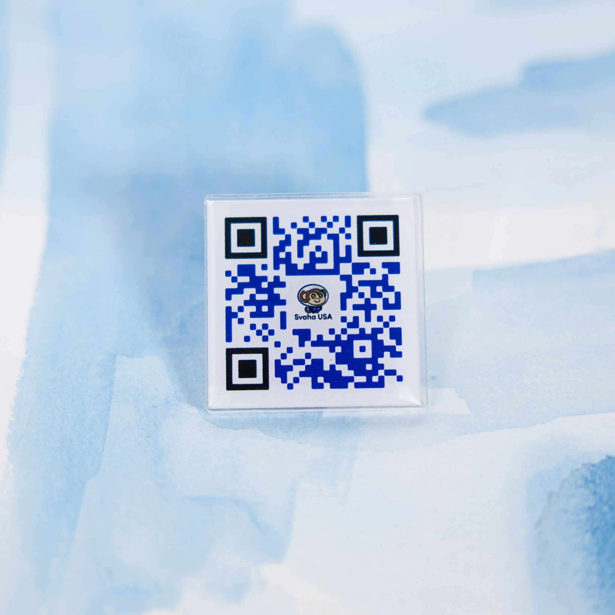 Svaha USA Scannable Lapel Pin
