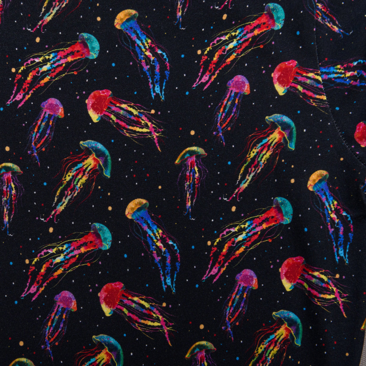 Rainbow Jellyfish Palazzo Pants with Pockets