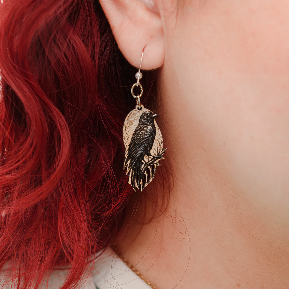 Raven Earrings
