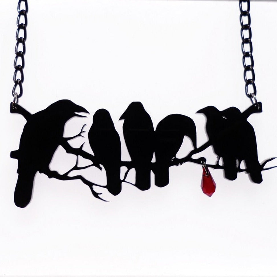 Ravens Stainless Steel Necklace