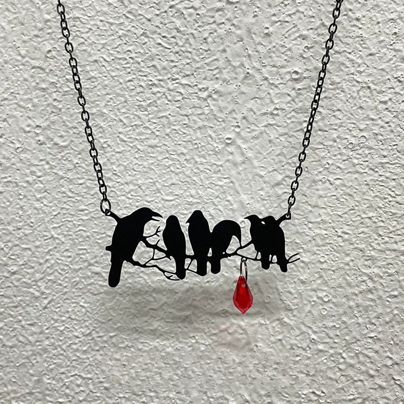 Ravens Stainless Steel Necklace