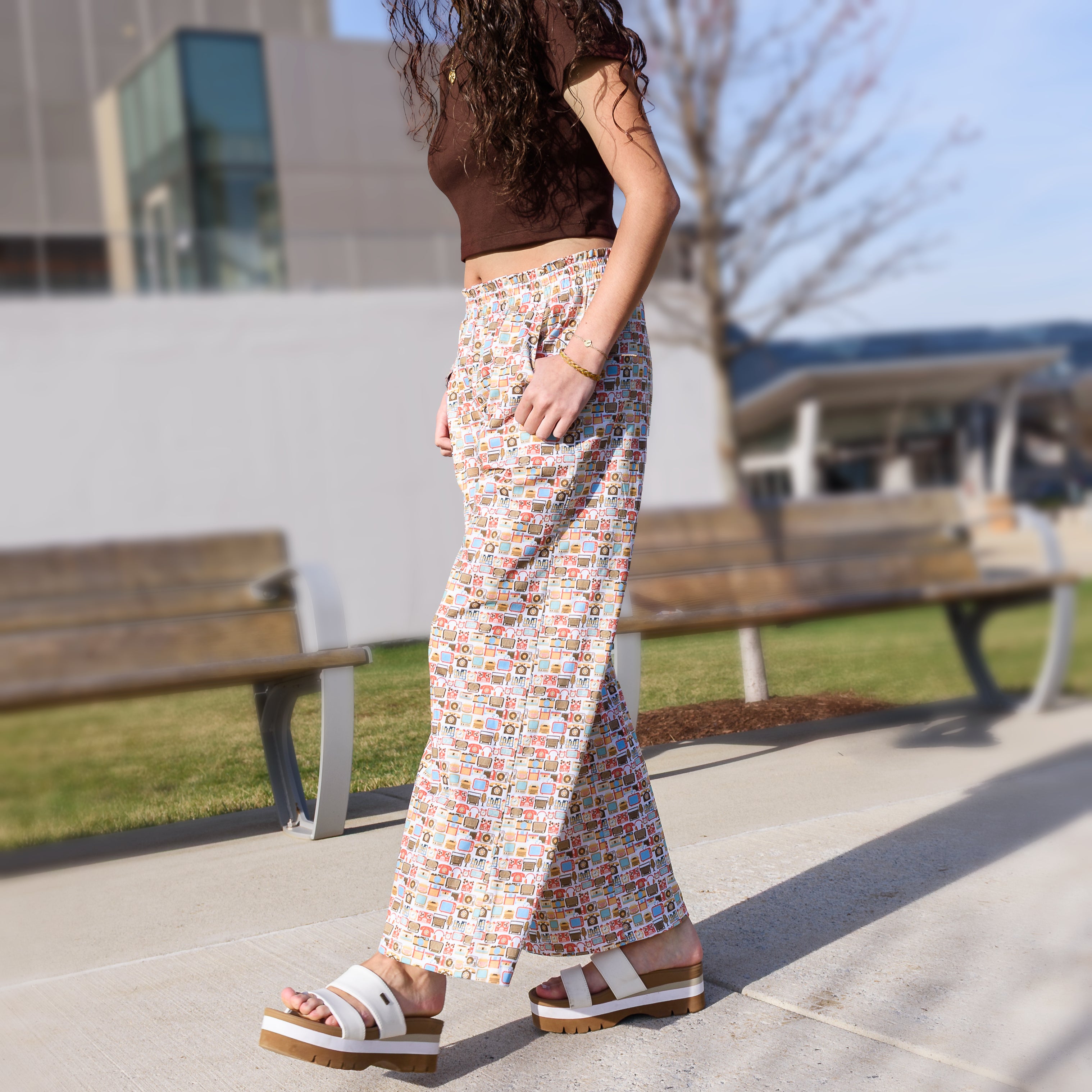 Tech Throwback Palazzo Pants with Pockets (Teen)