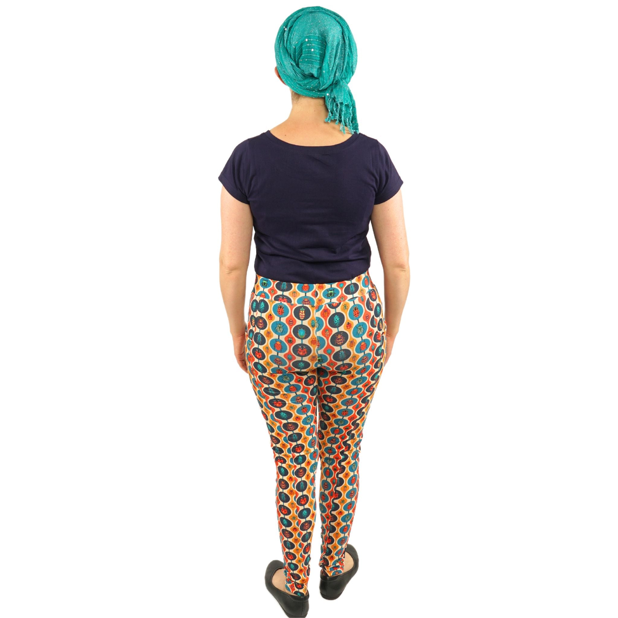 Retro Bugs Adults Leggings with Pockets