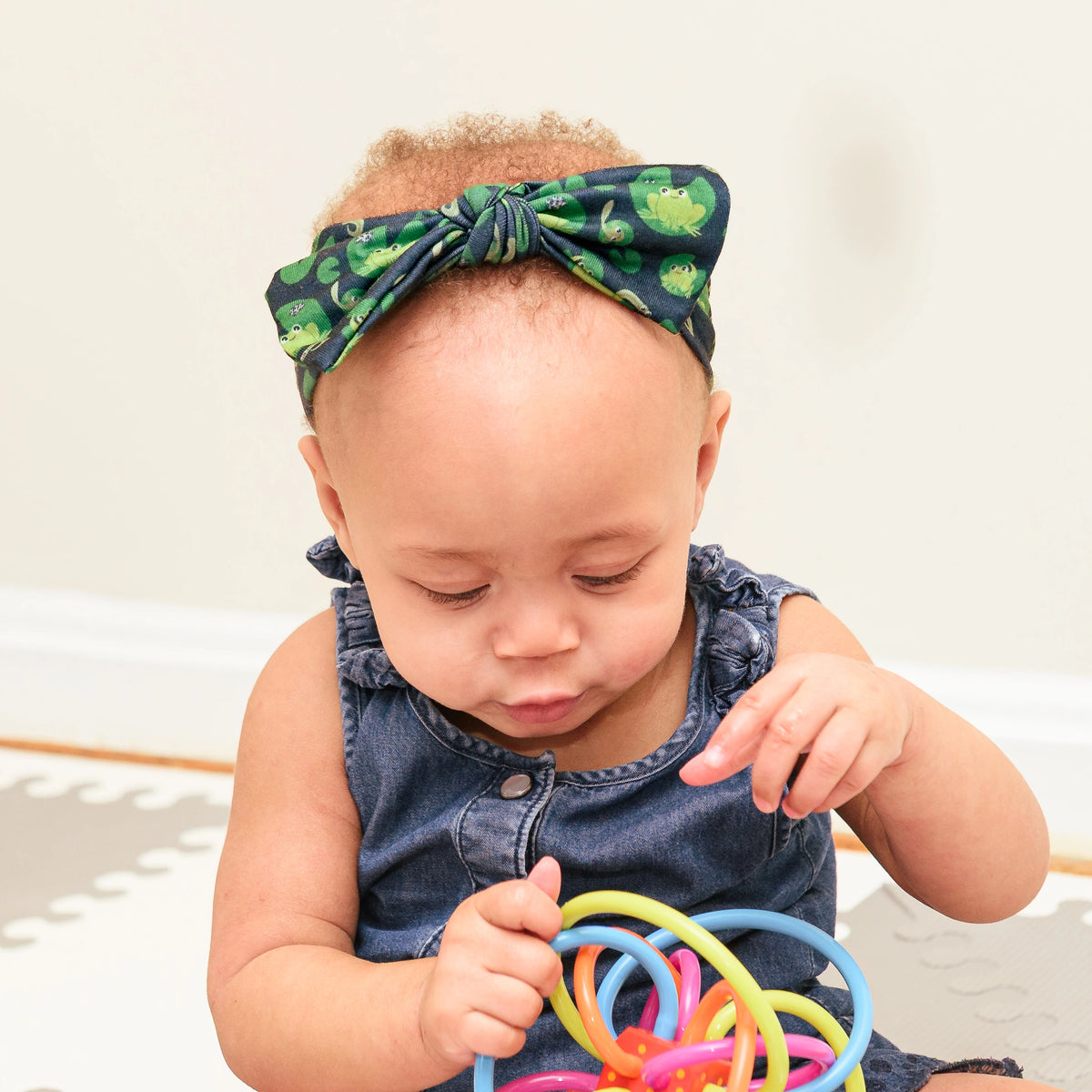 Ribbit Kids Bow Headband