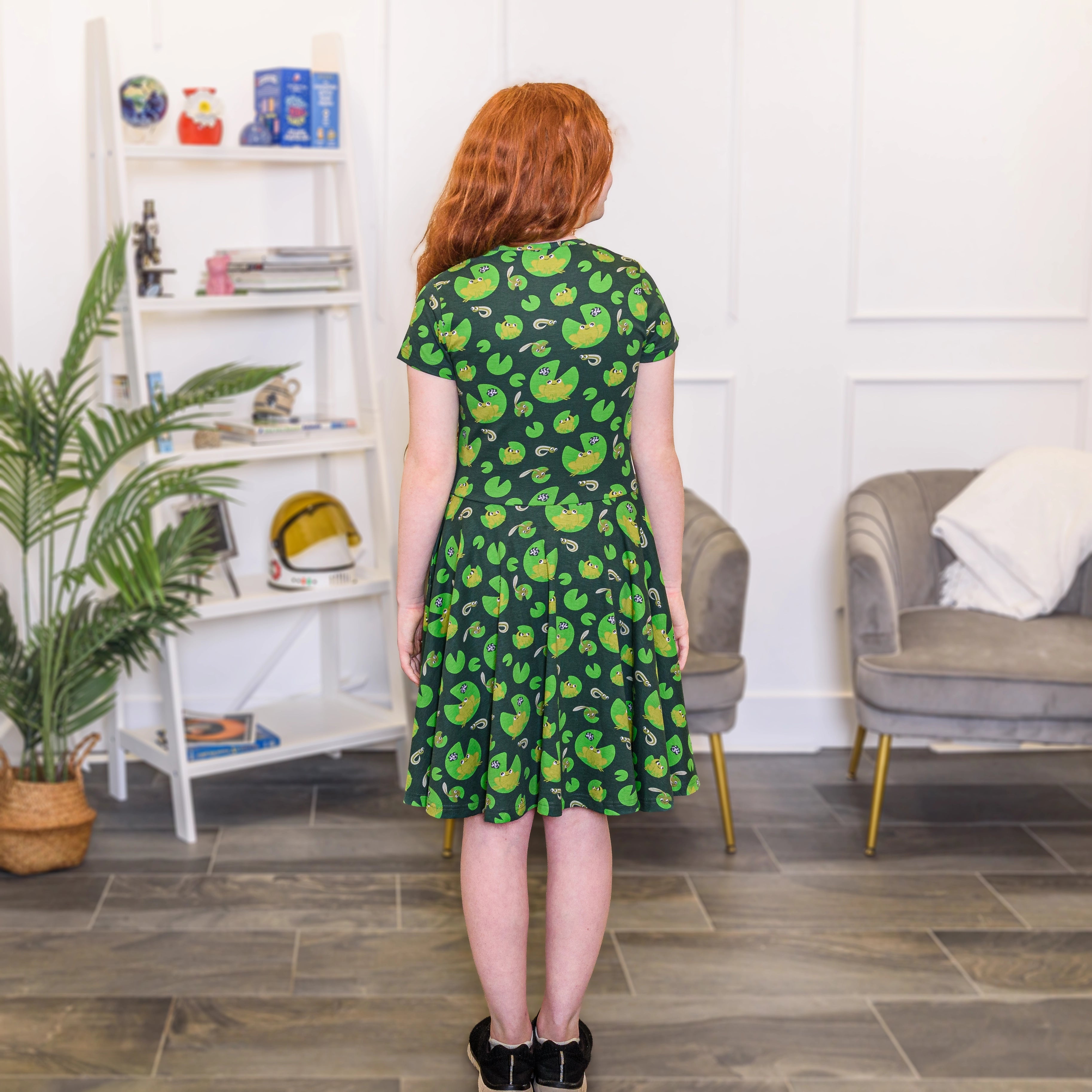 Ribbit Kids Twirl Dress with Pockets