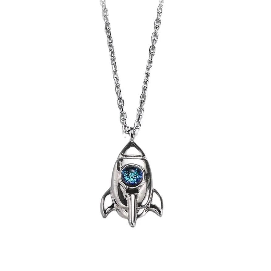 Rocket Sterling Silver Necklace