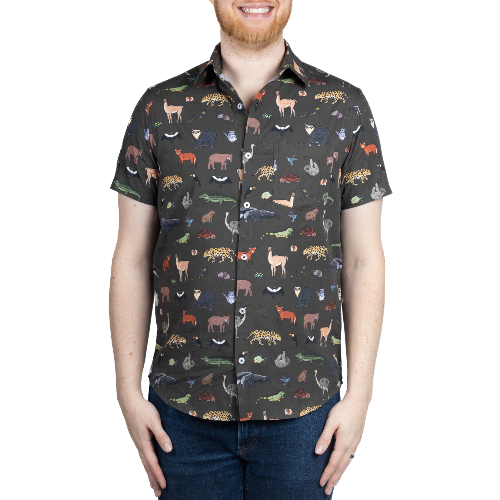 Safari Short Sleeves Button-Up Shirt