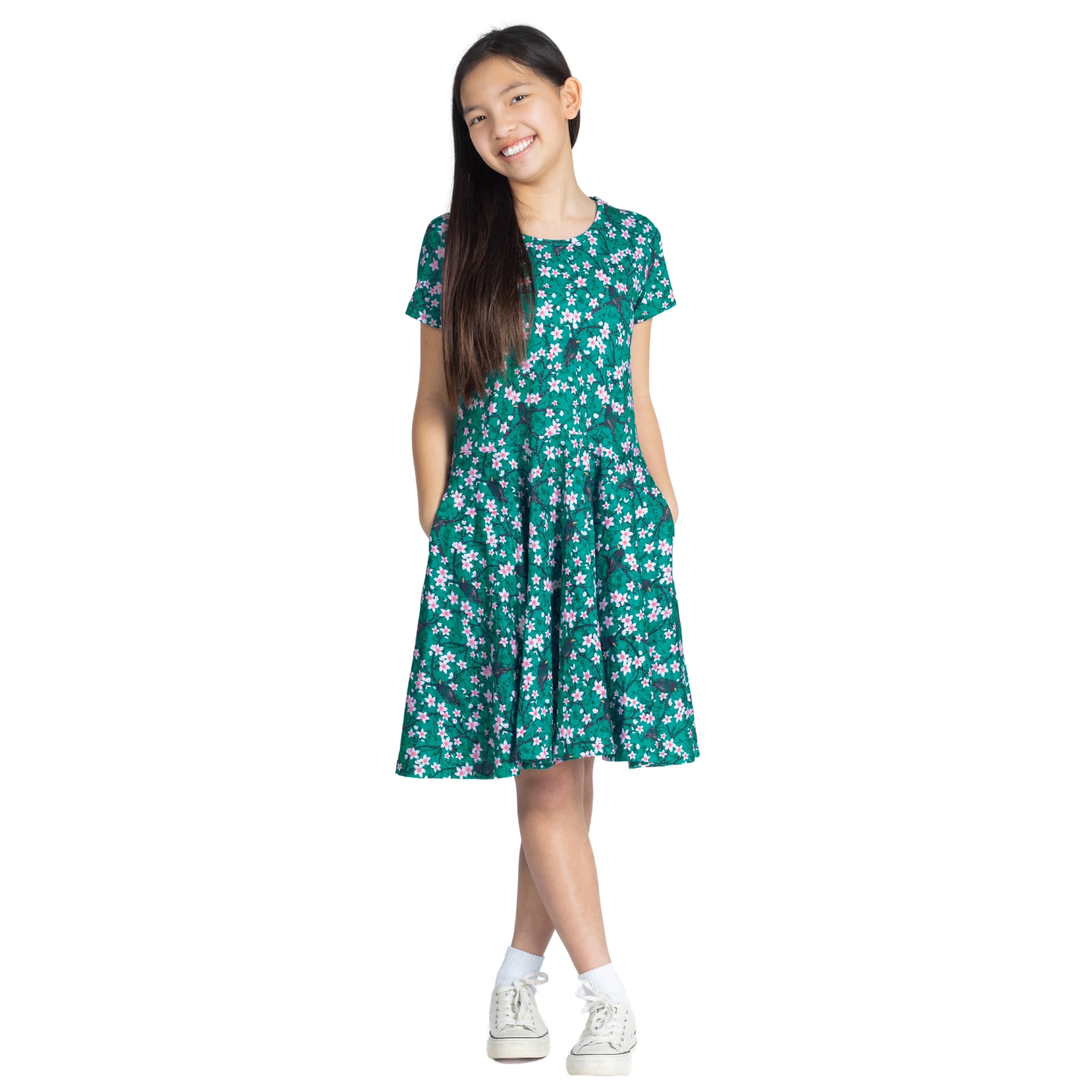Sakura Starlings Kids Twirl Dress