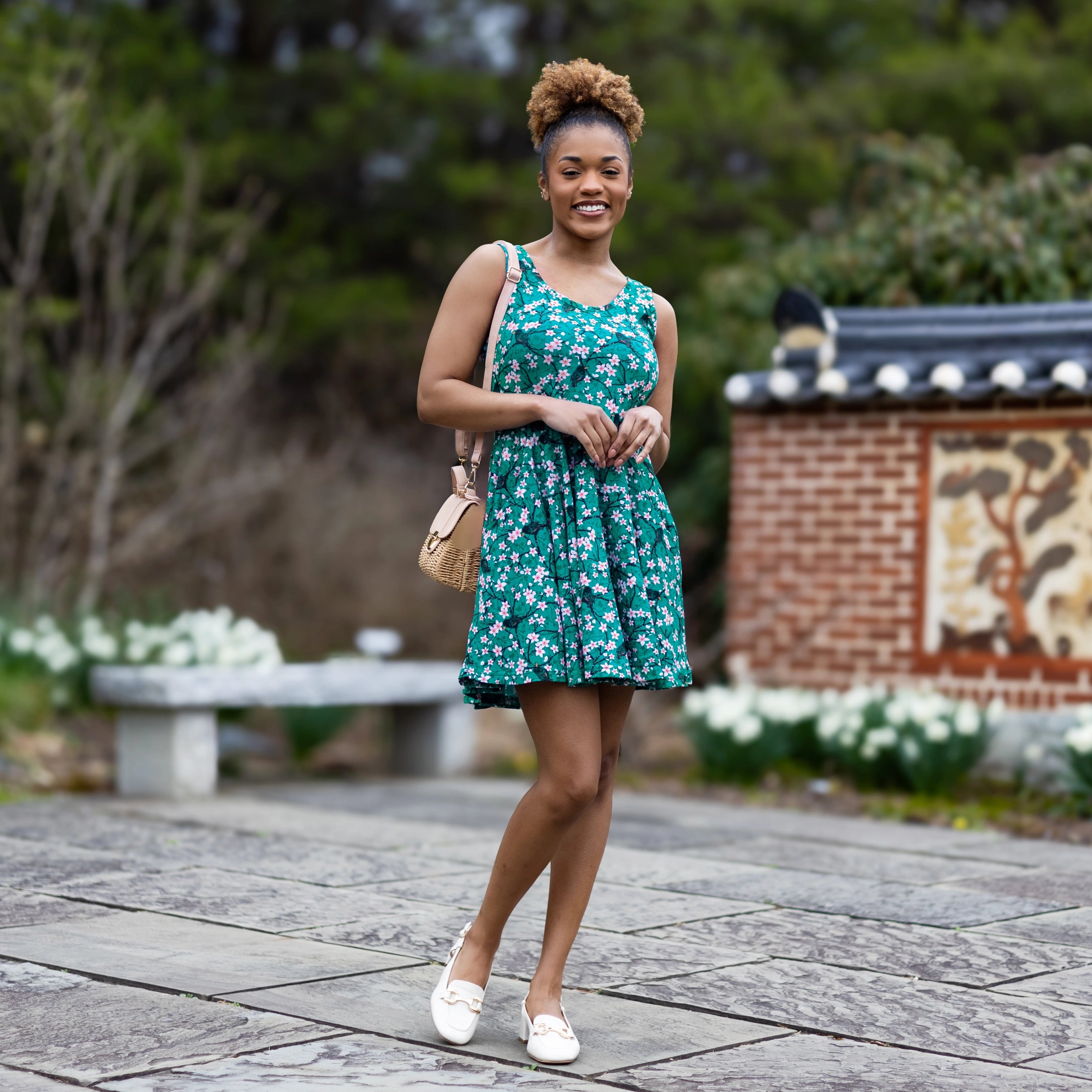 Sakura Starlings Skater Dress