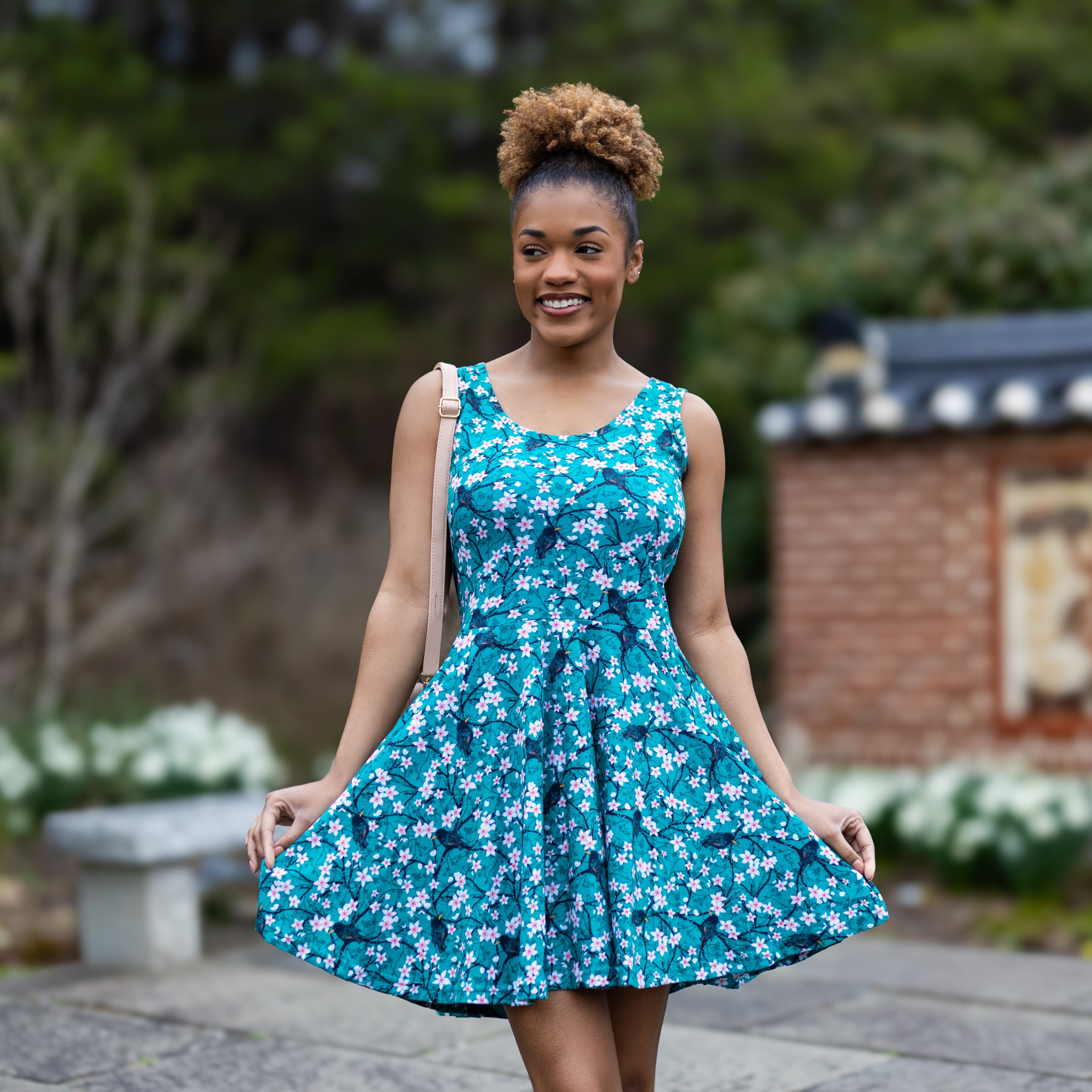 Sakura Starlings Skater Dress - Main Image