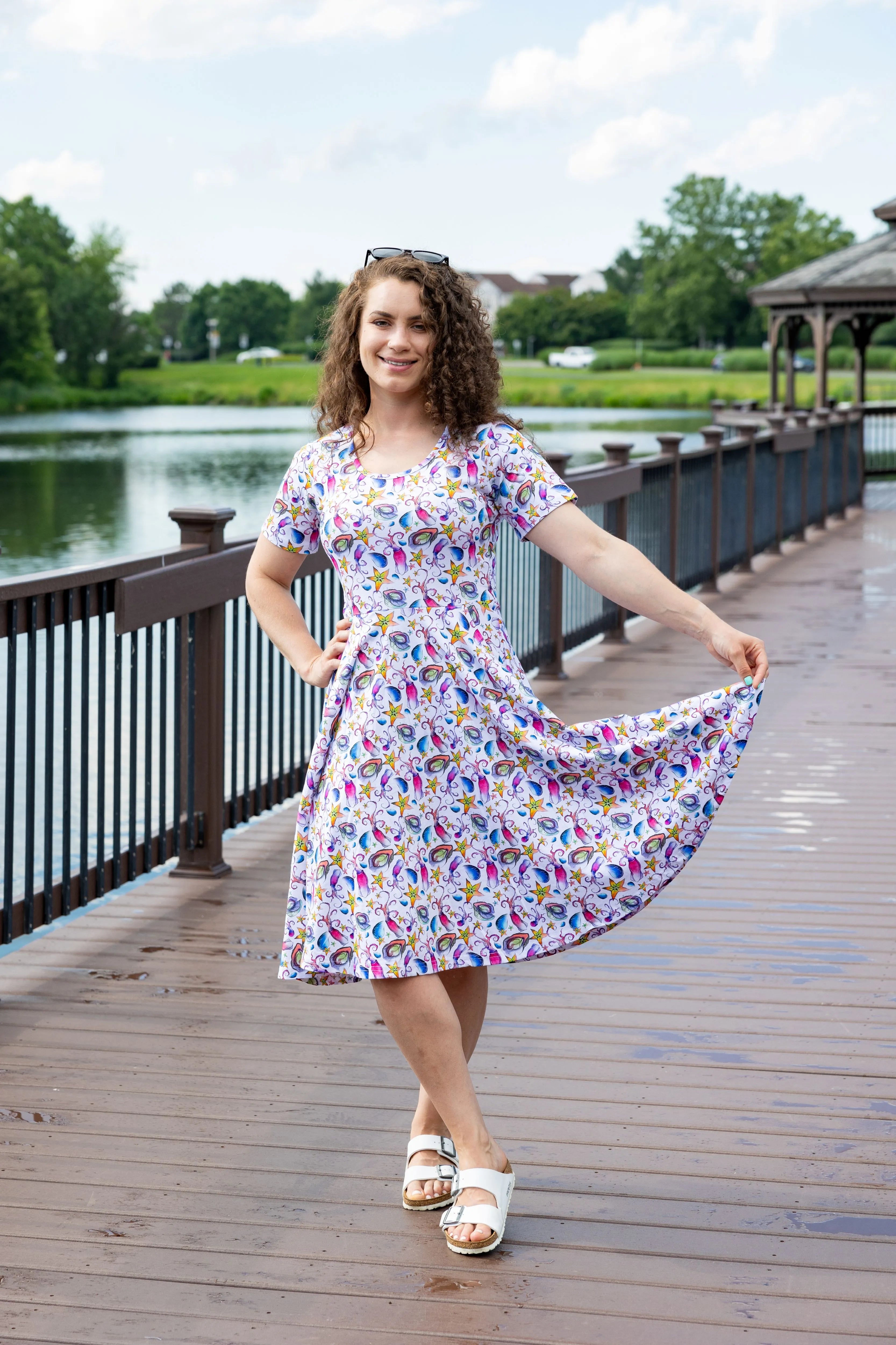 Sea Life Twirl Dress