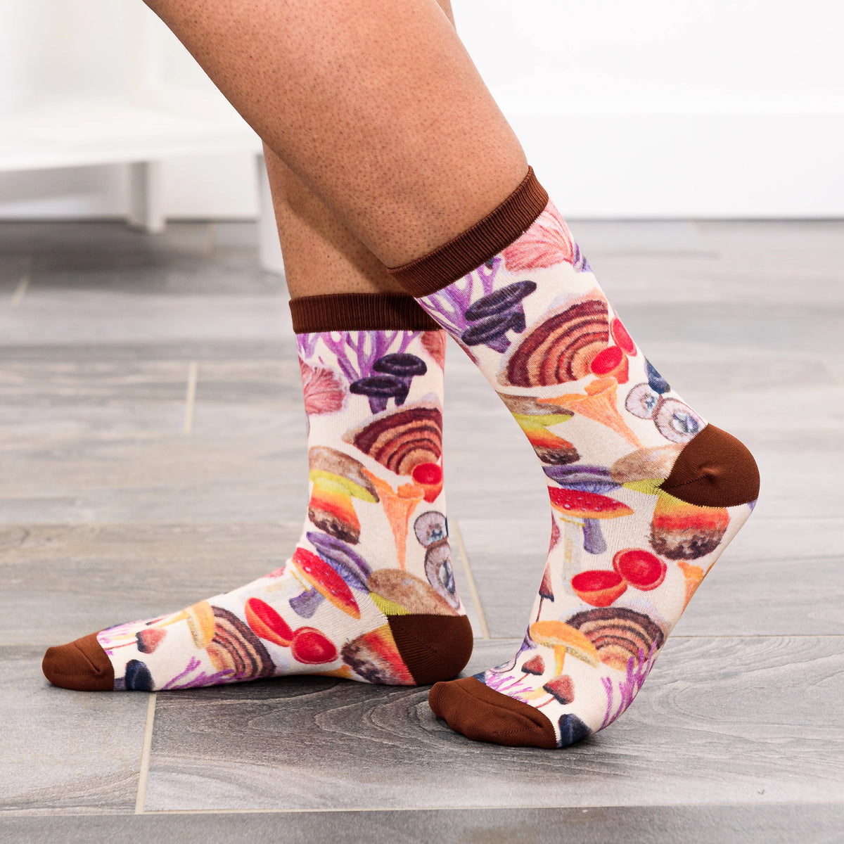 Shroom Bloom Crew Socks