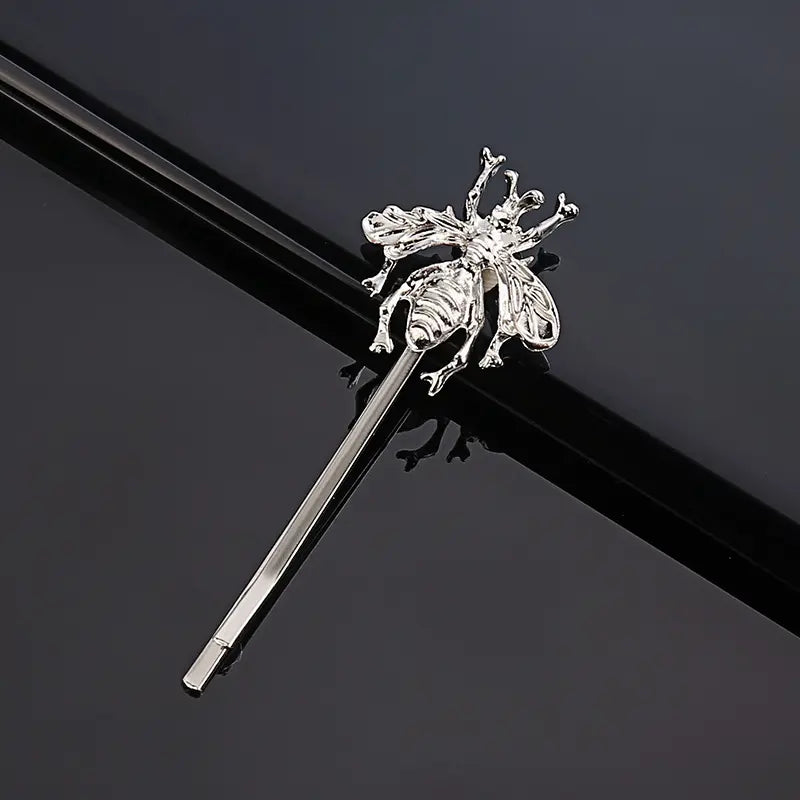 Silver Bee Hair Pin