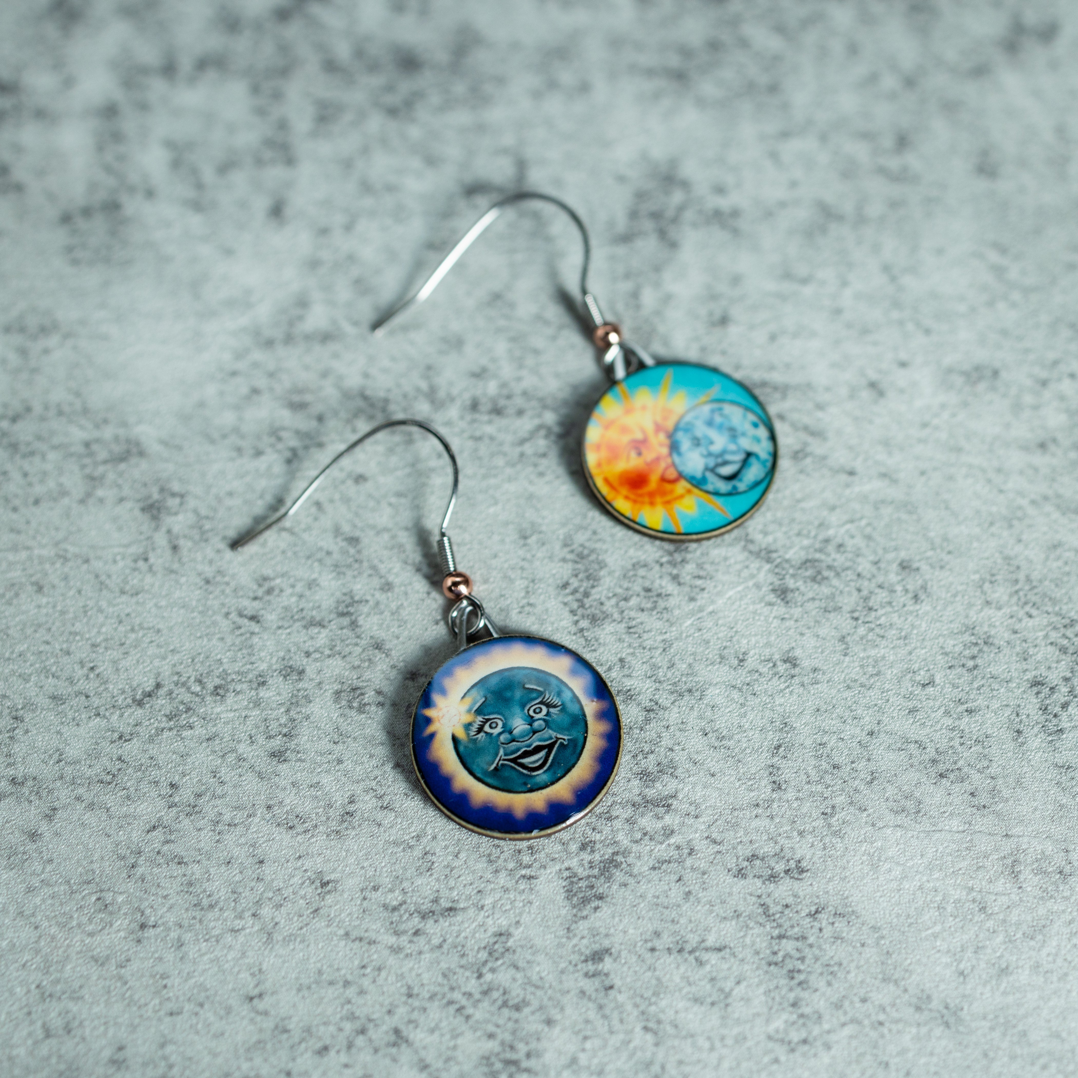 Solar Eclipse Earrings