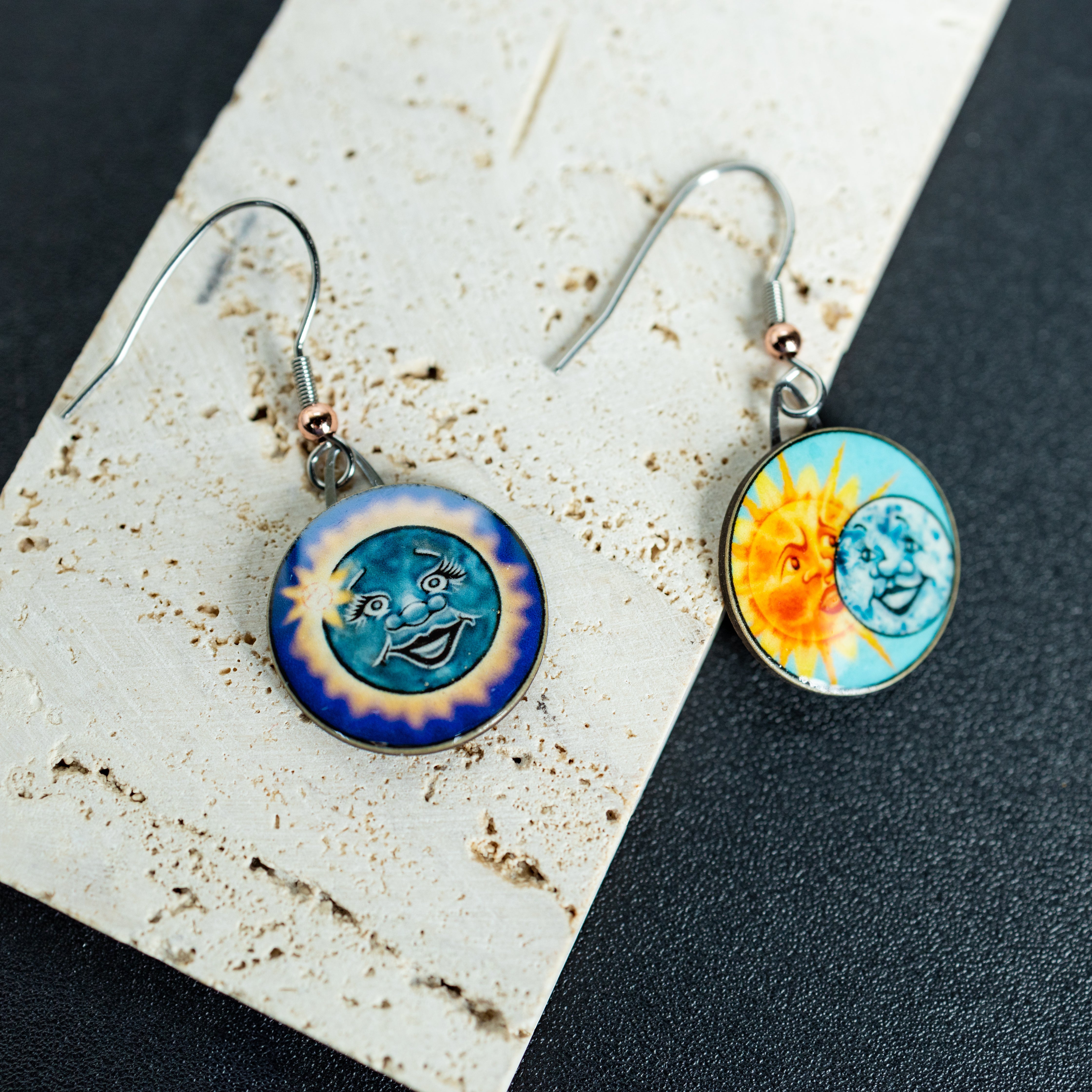 Solar Eclipse Earrings