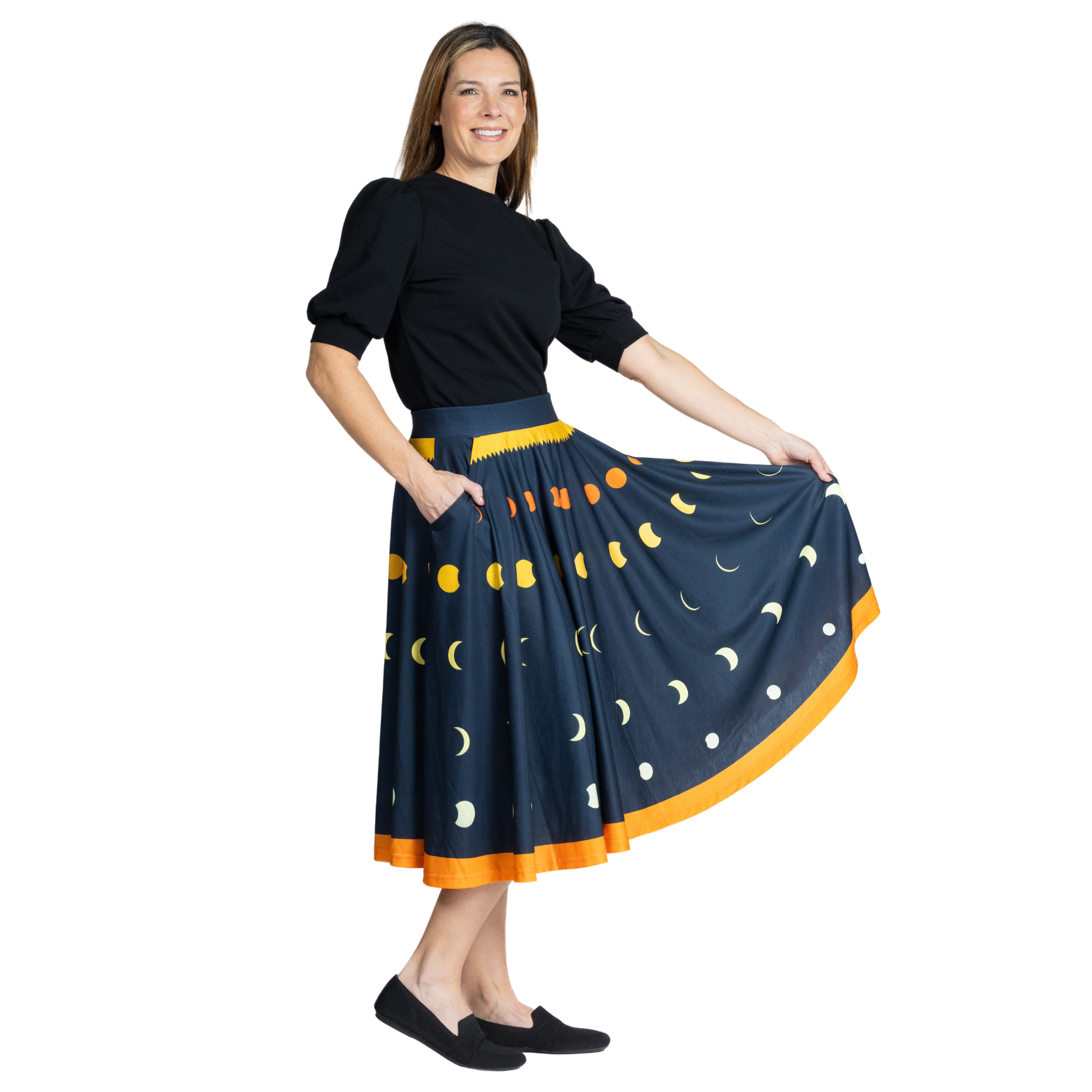 Solar Eclipse Twirl Skirt