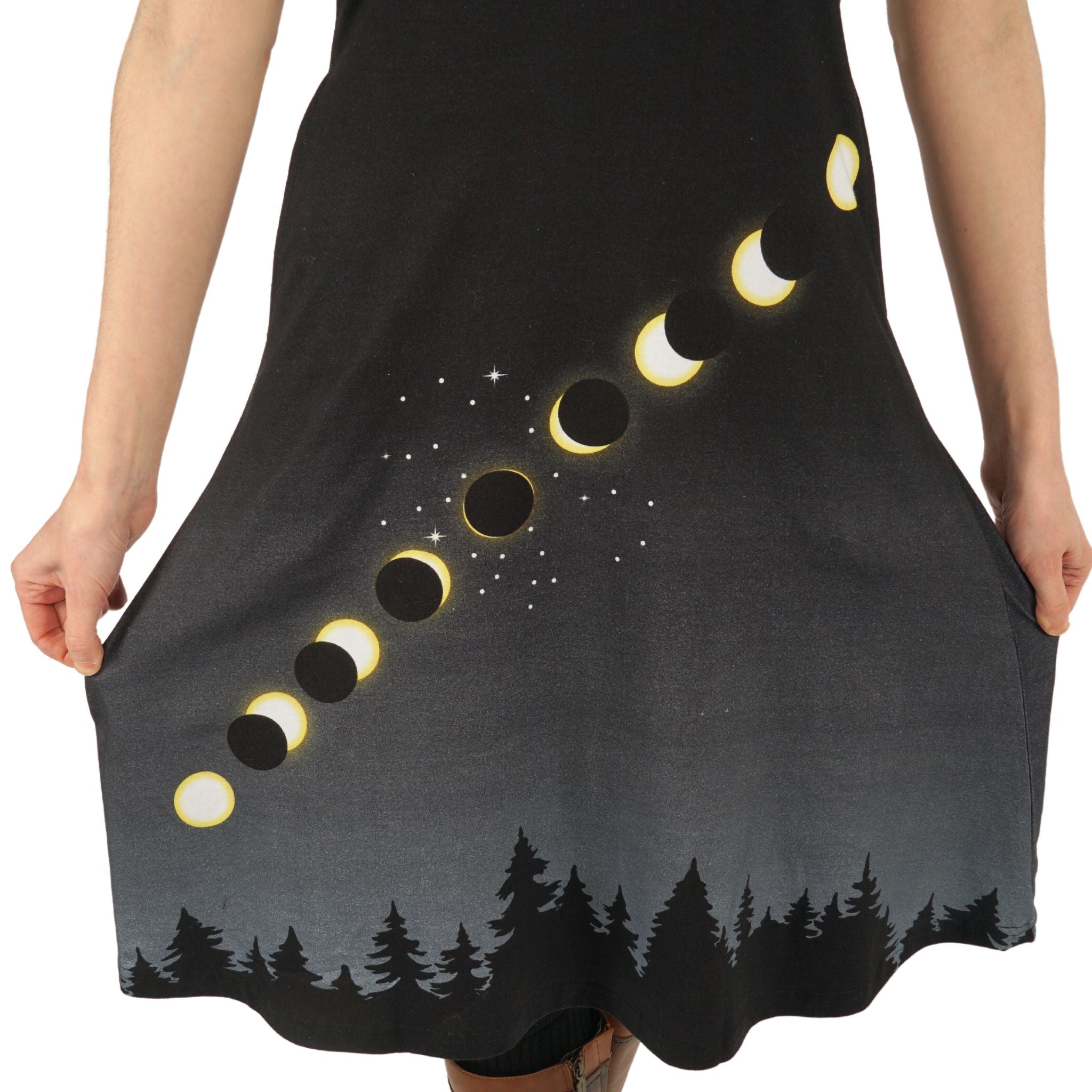 Solar Eclipse A-Line Dress (No Waist Seam)