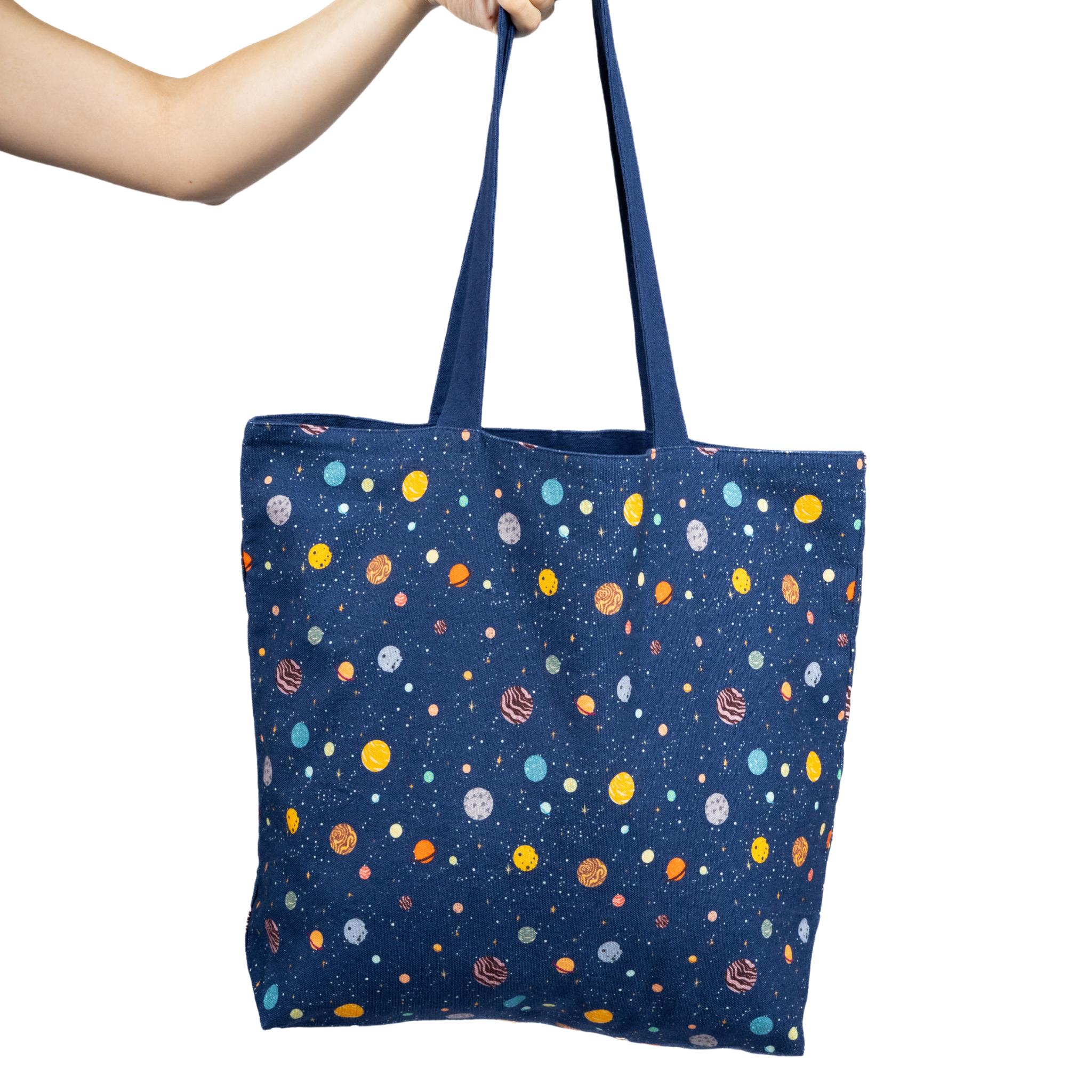 Space Exploration Reversible Canvas Tote Bag