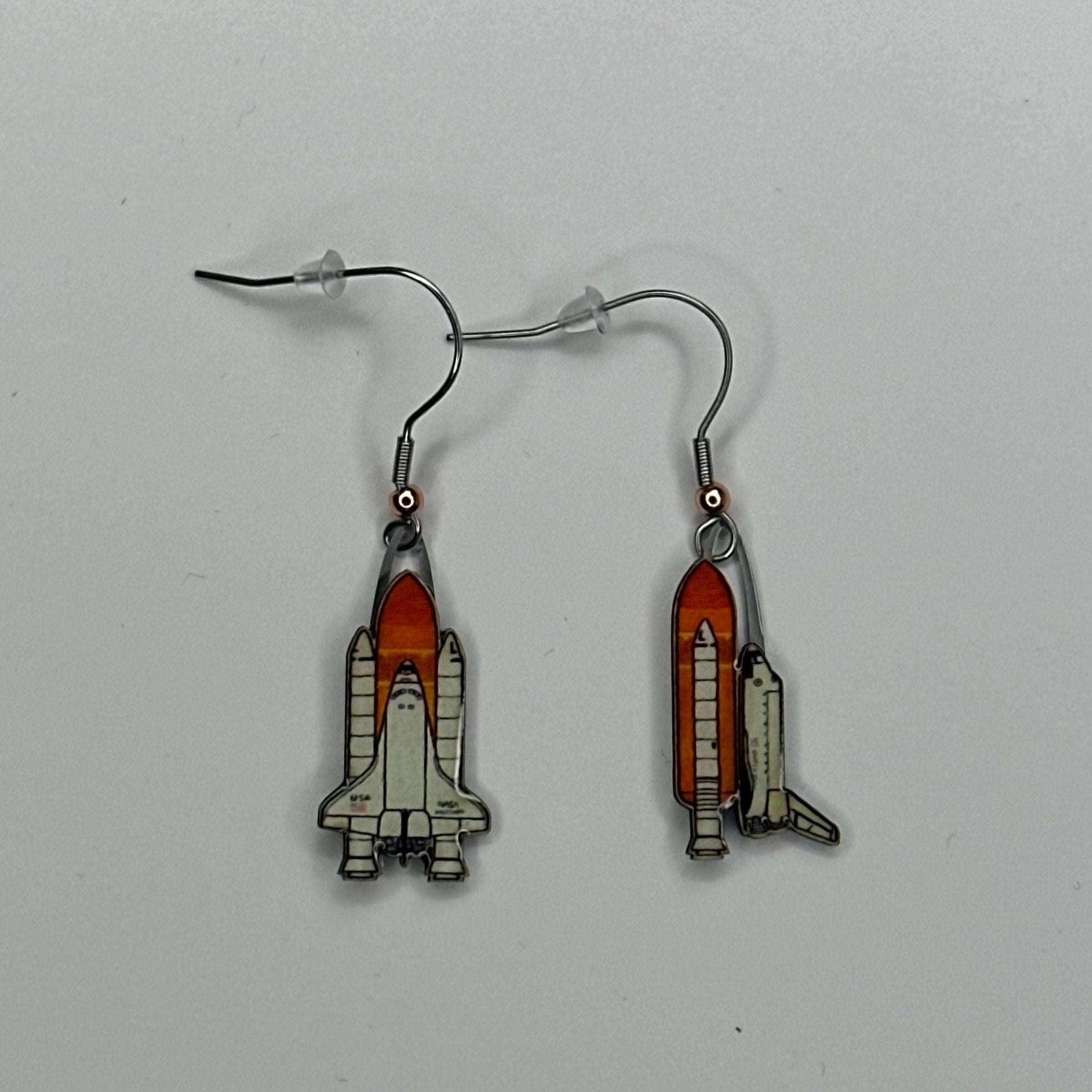 Space Shuttle Earrings