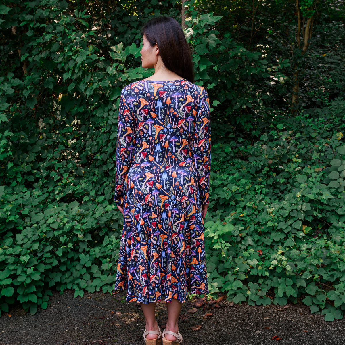 Stardust & Spores Twirl Dress with Pockets