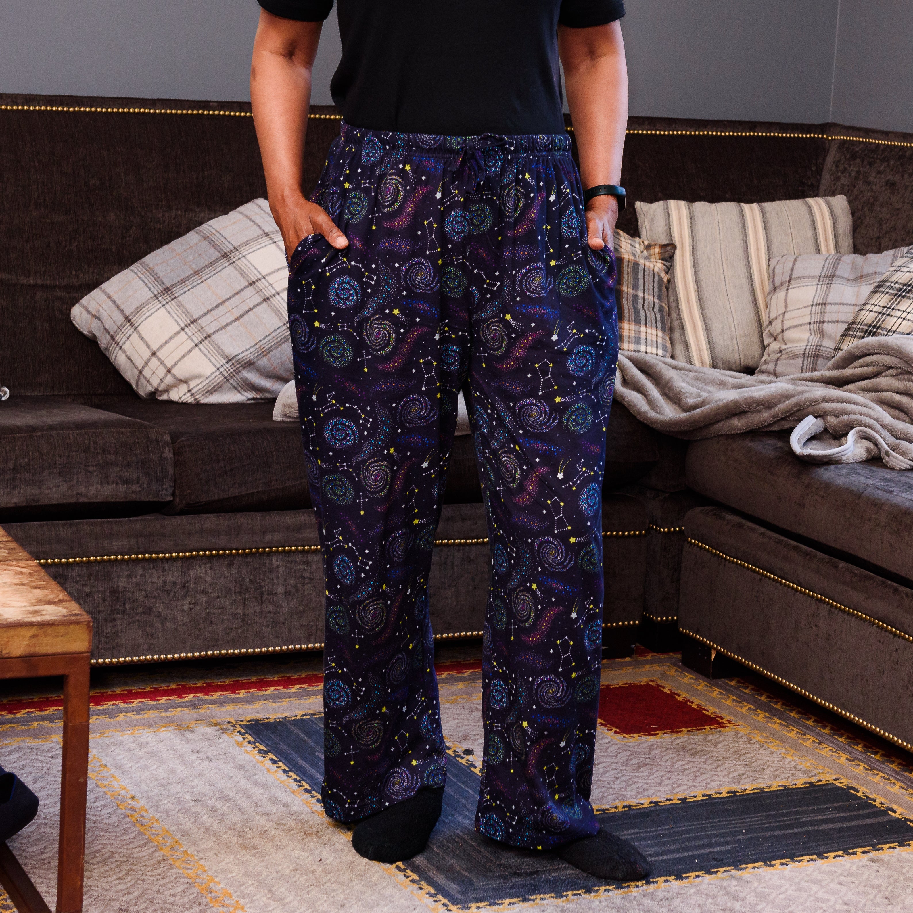 Starry Swirls Lounge Pants with Pockets