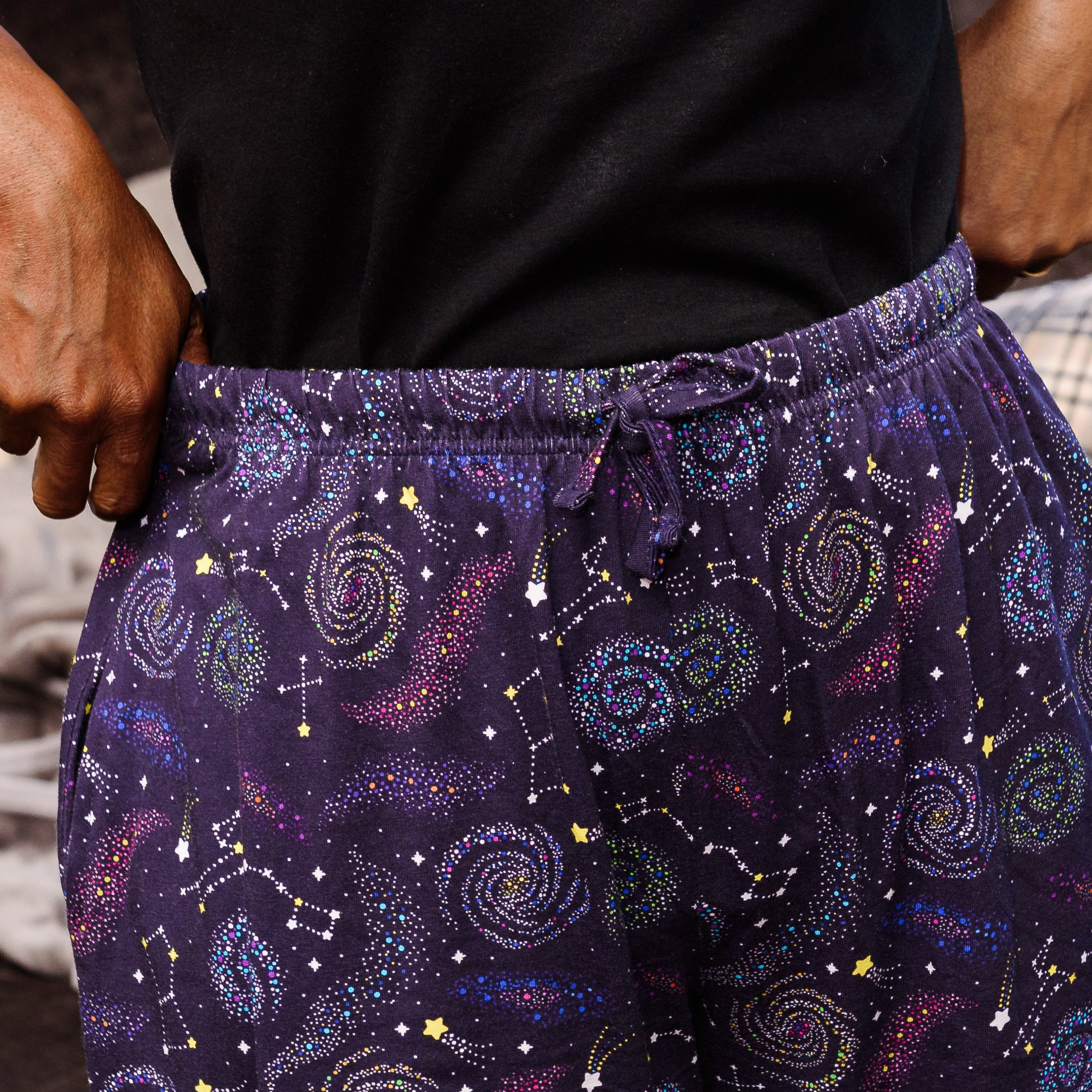 Starry Swirls Lounge Pants with Pockets