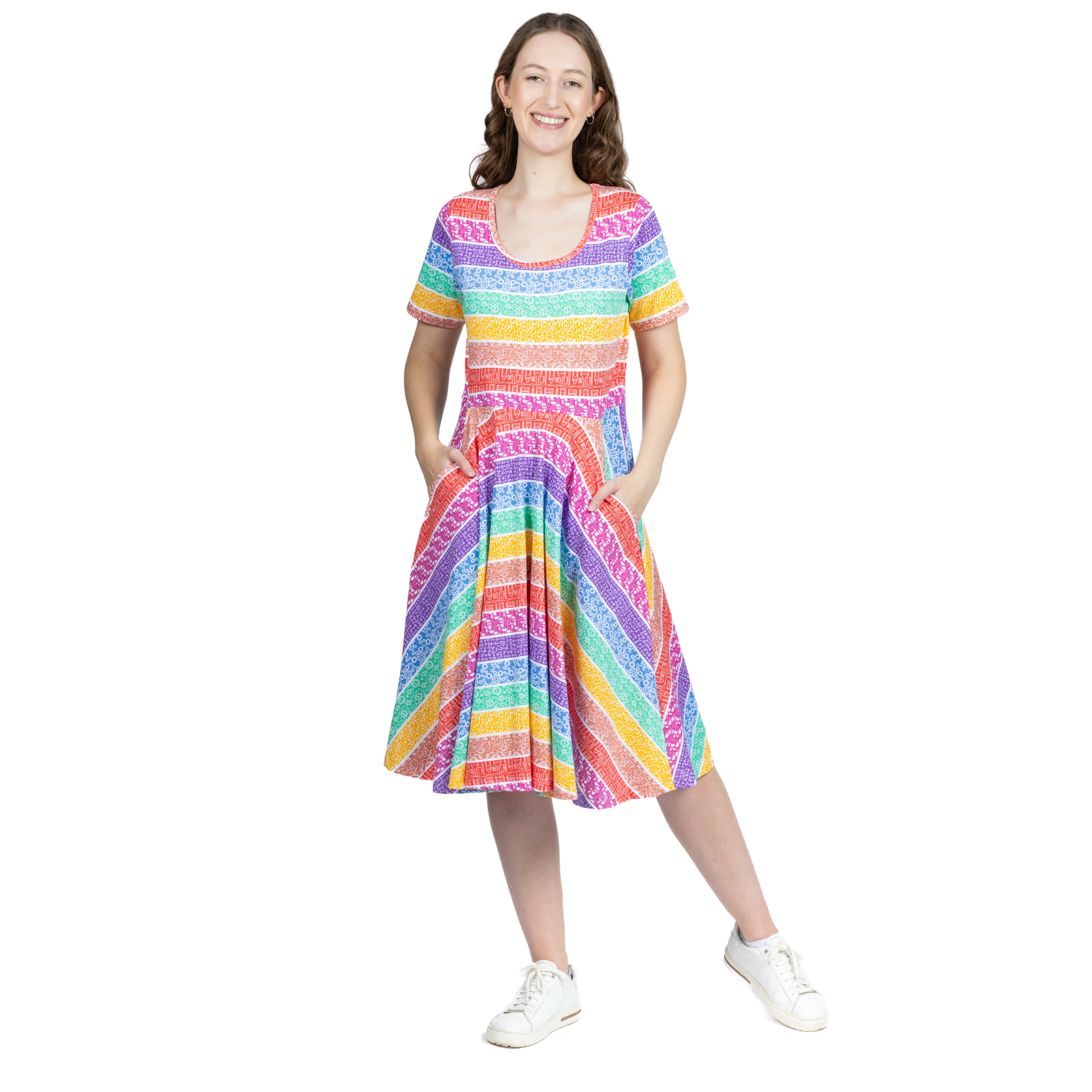 STEAM Rainbow Twirl Dress