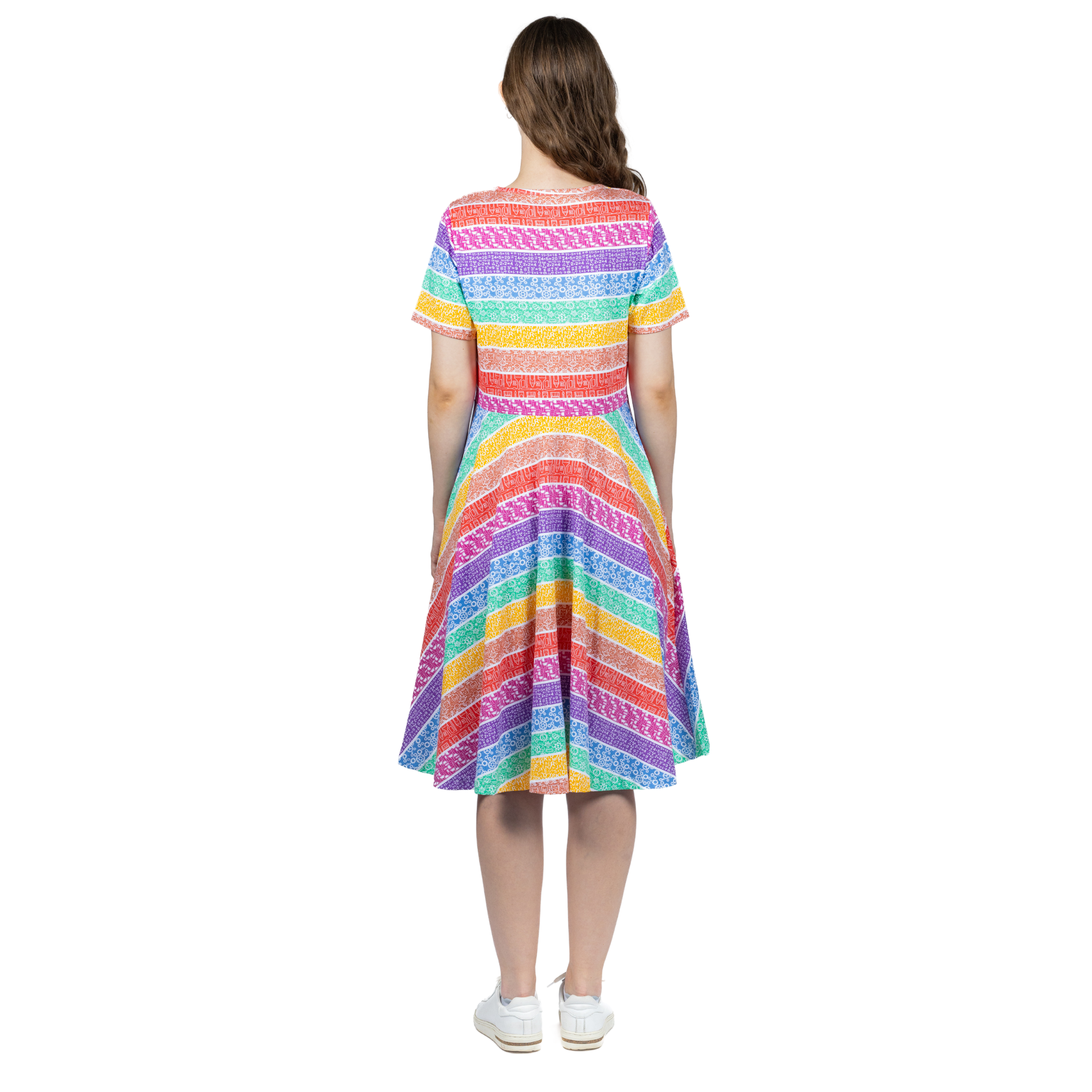 STEAM Rainbow Twirl Dress