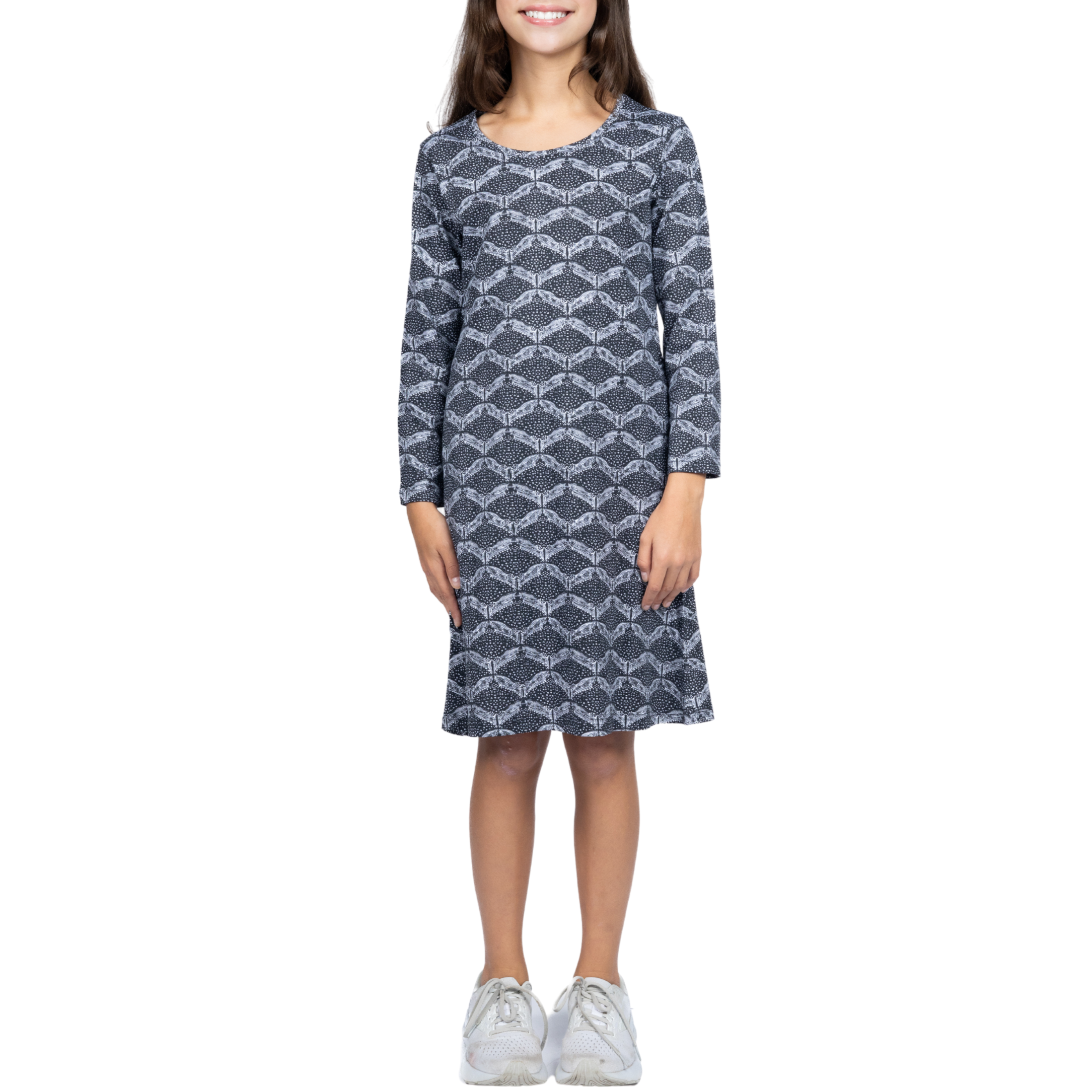 Spotted Eagle Rays Kids A-Line Dress