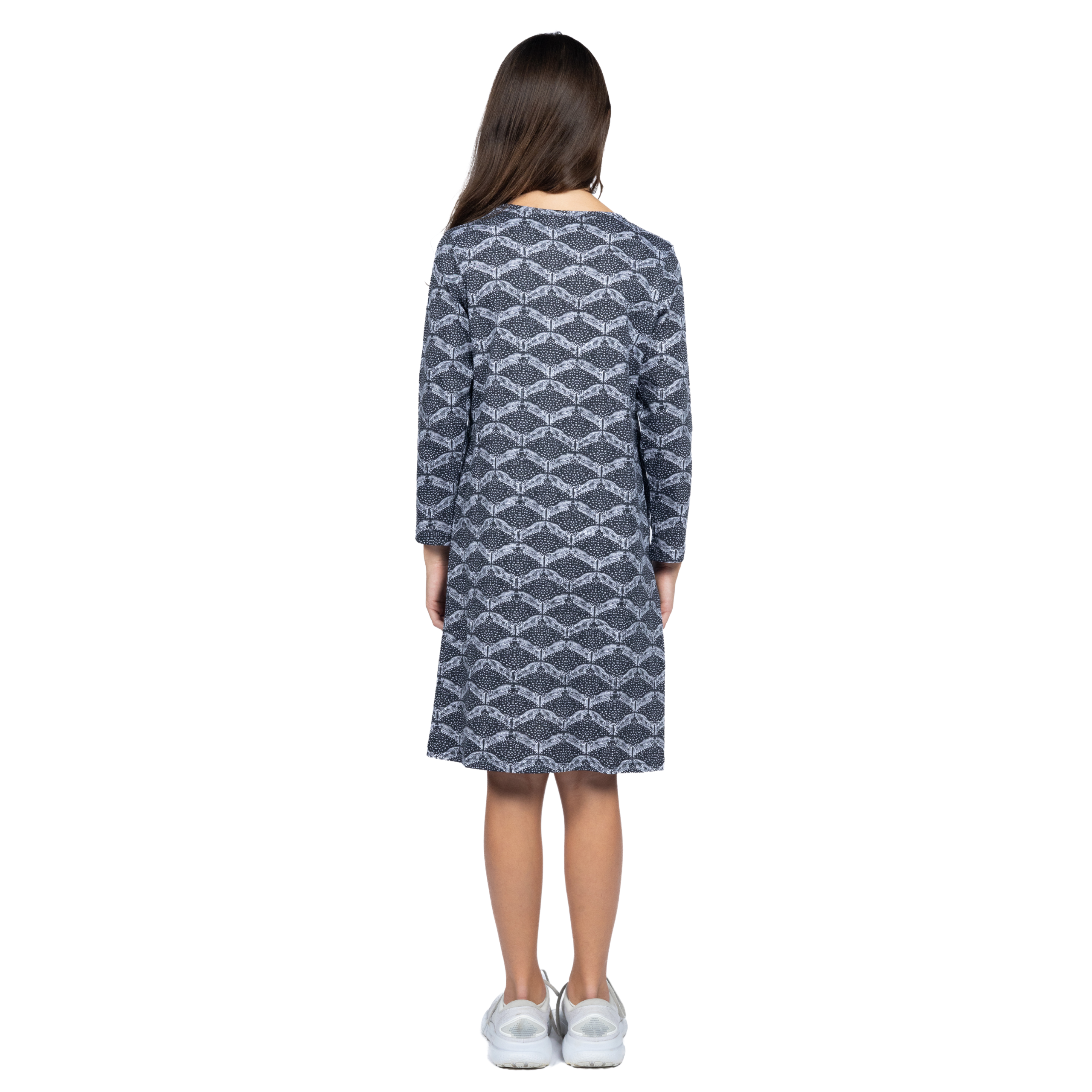 Spotted Eagle Rays Kids A-Line Dress