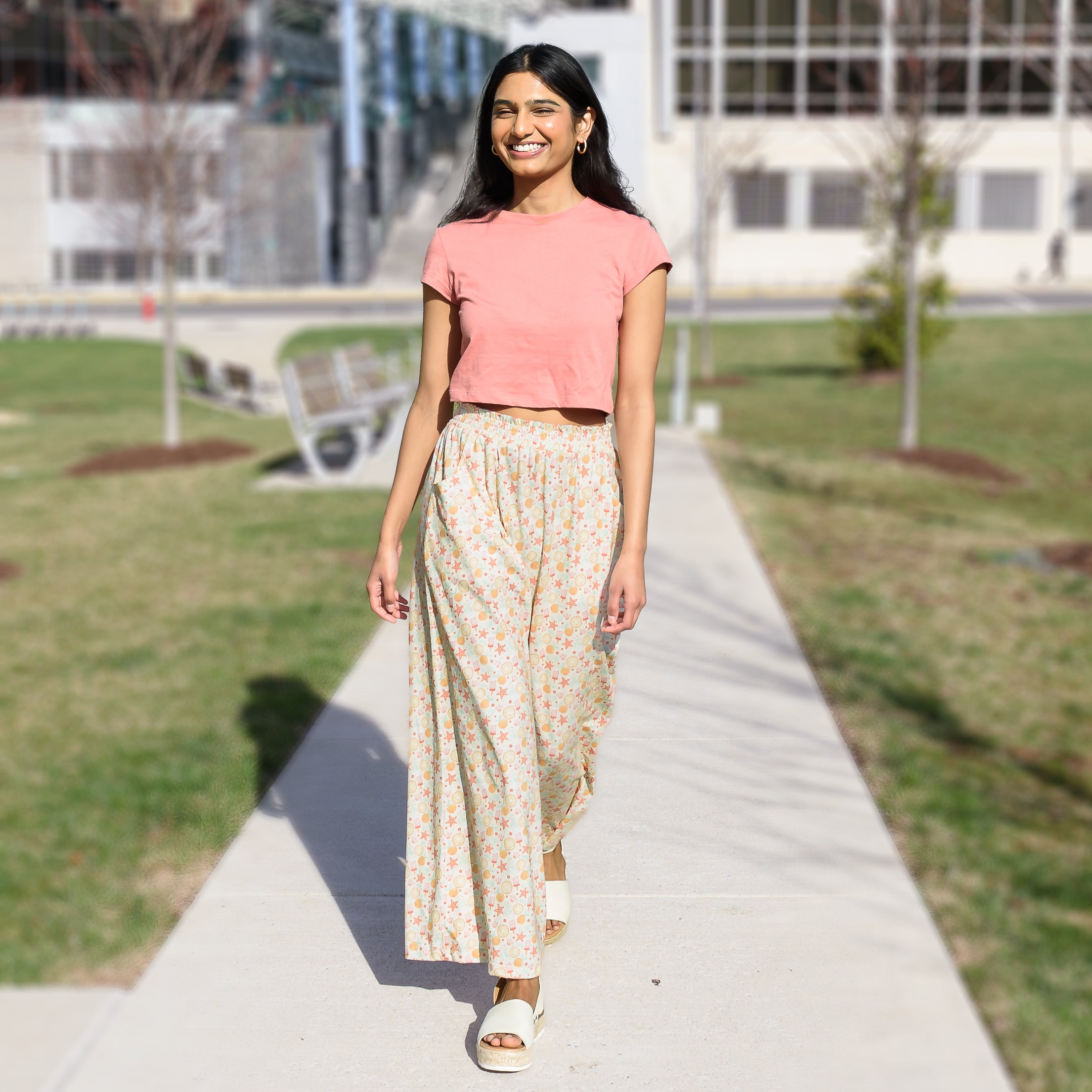 Summer Fun Juniors Palazzo Pants with Pockets