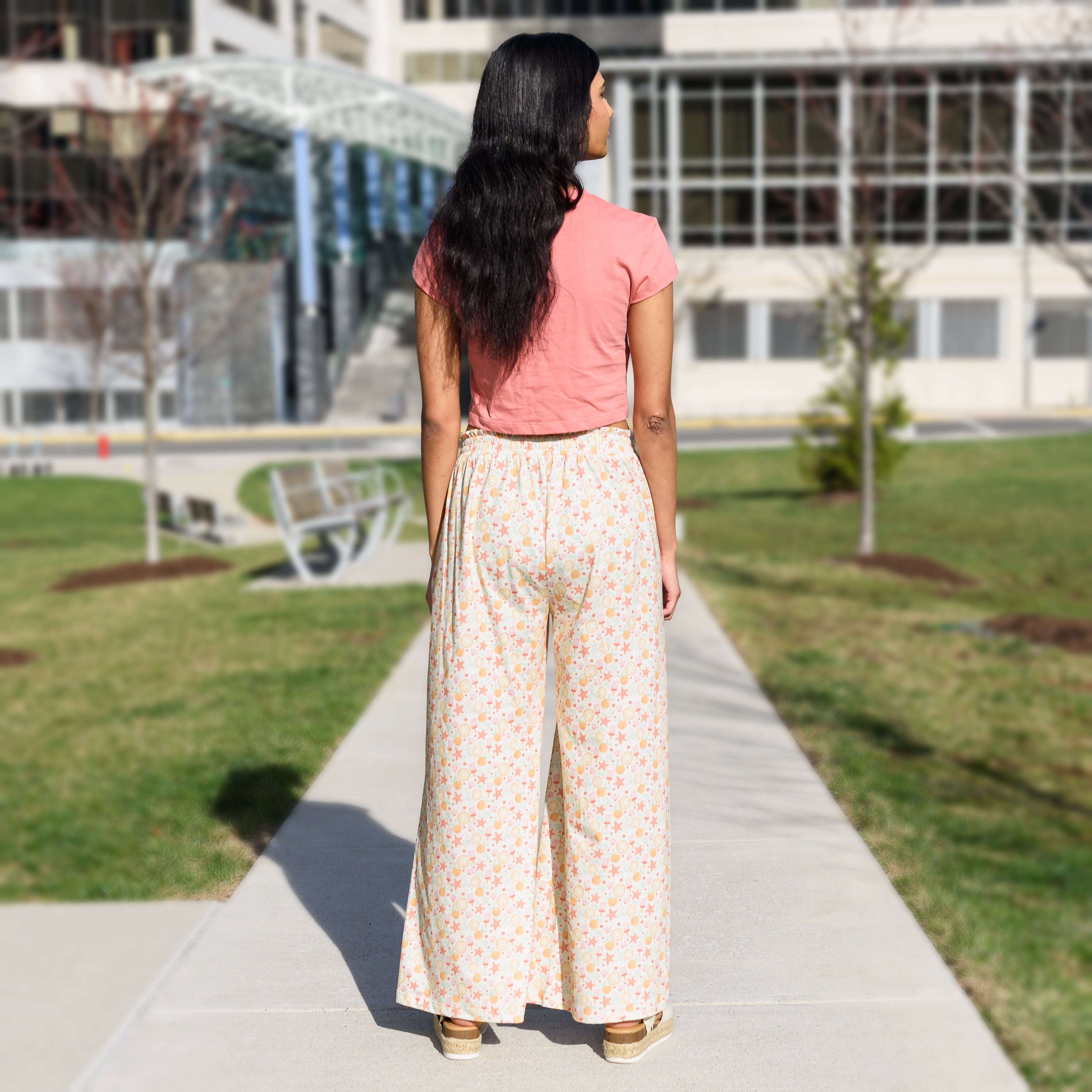 Summer Fun Palazzo Pants with Pockets (Teen)