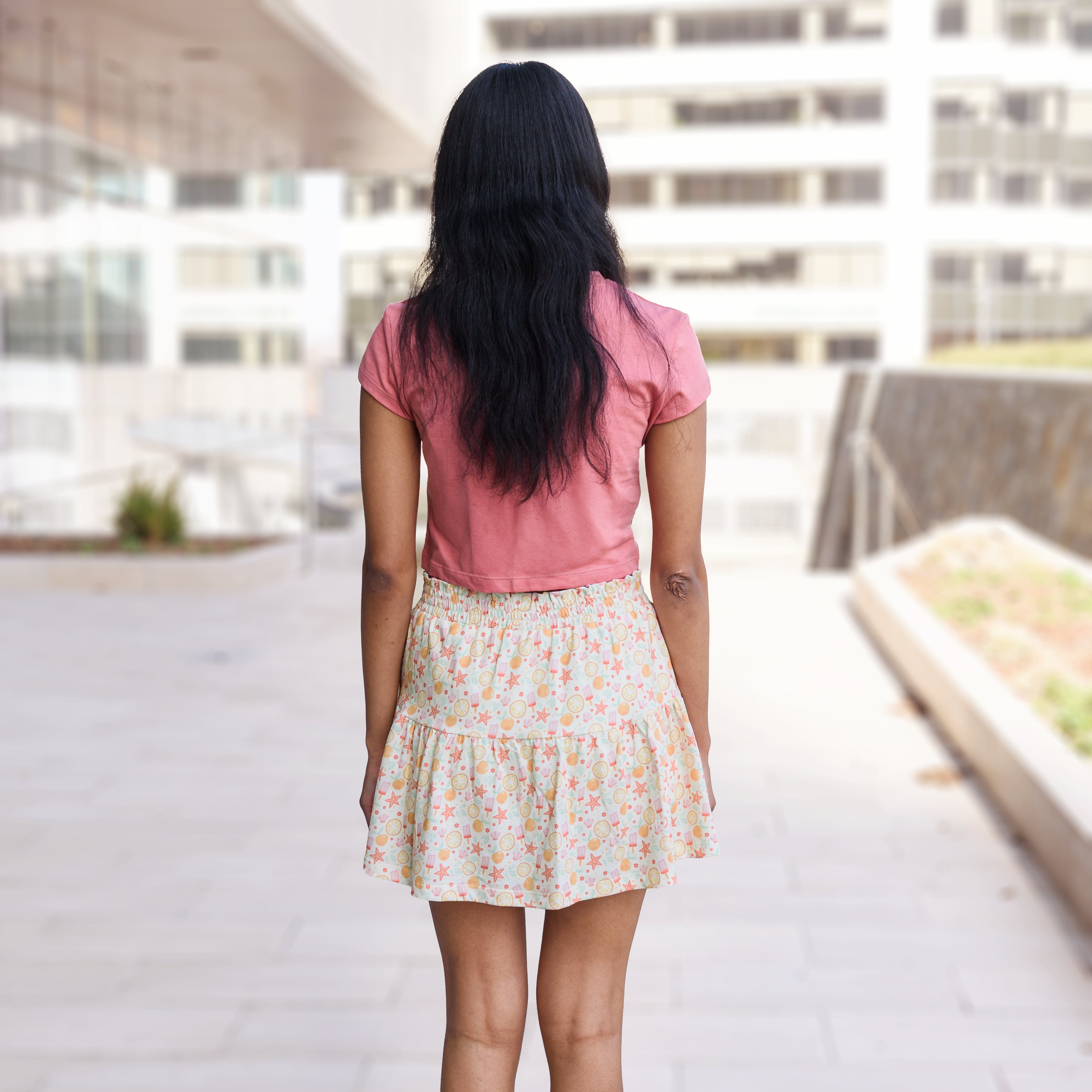 Summer Fun Skater Skort with Pockets (Teen)