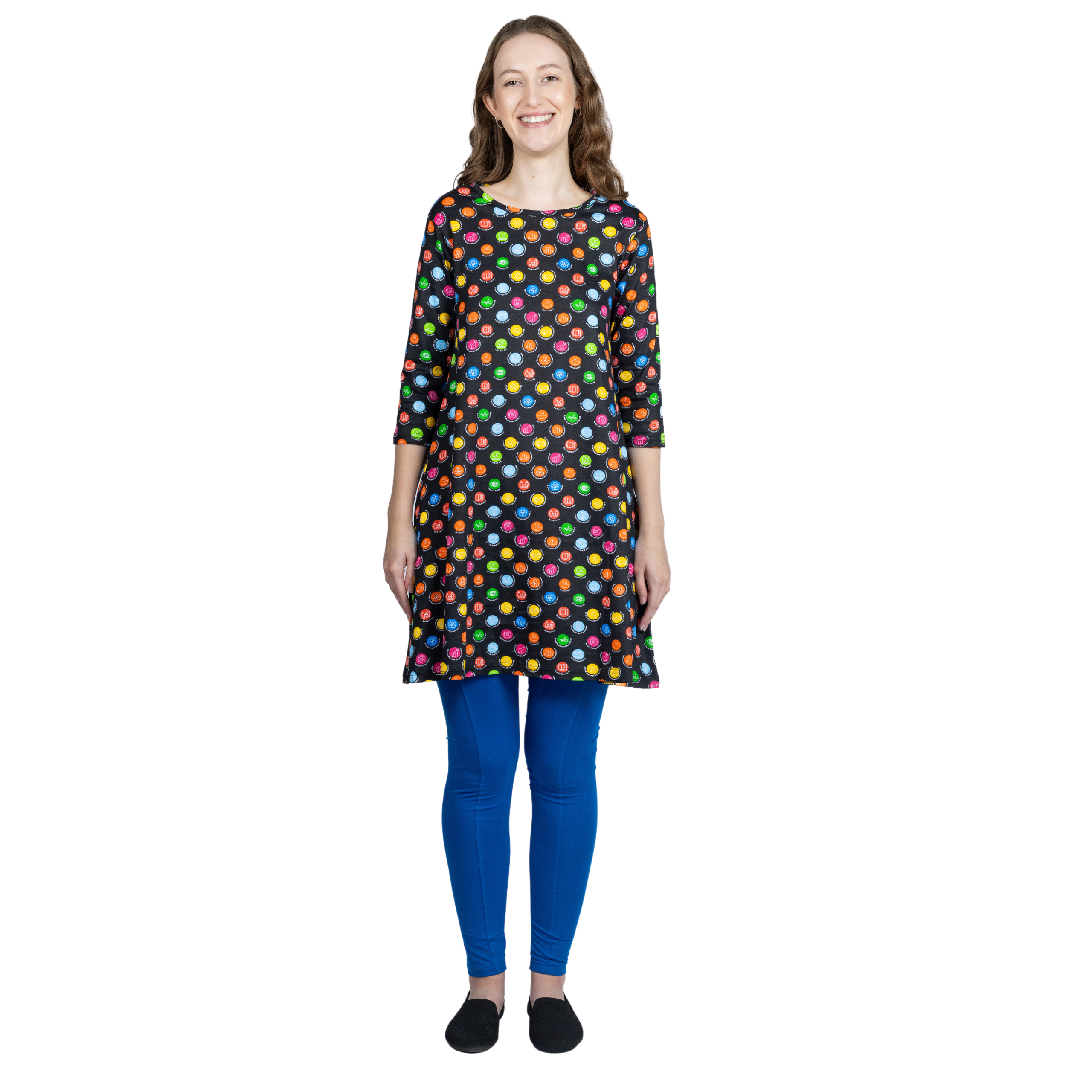 Sustainable Development Goals 3/4th Sleeves Long Tunic