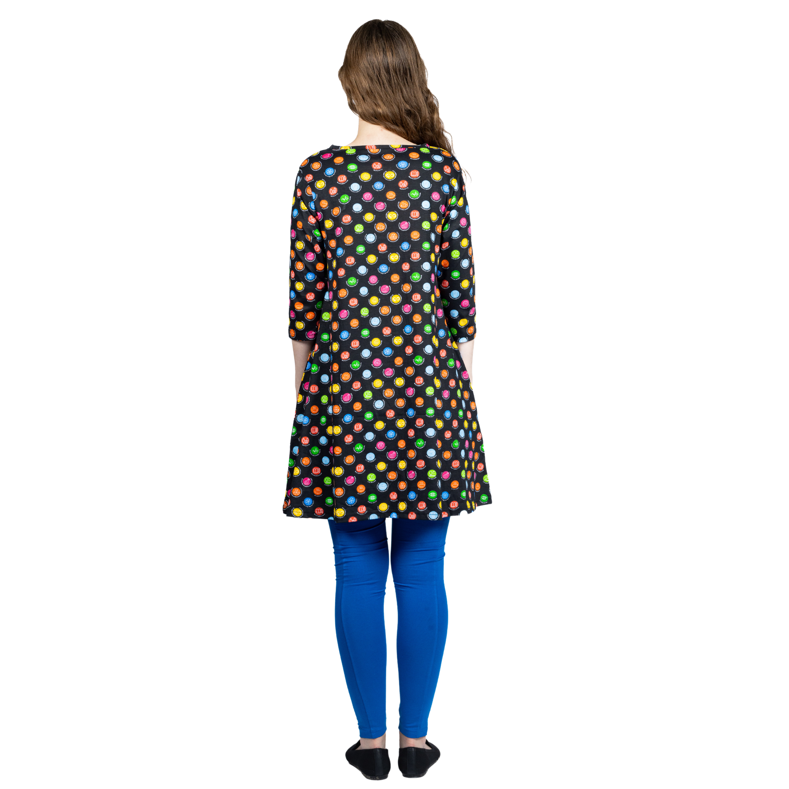 Sustainable Development Goals 3/4th Sleeves Long Tunic