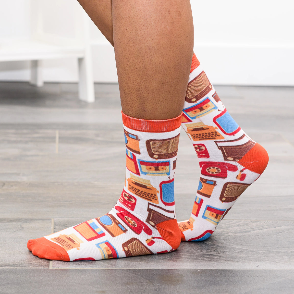 Tech Throwback Crew Socks