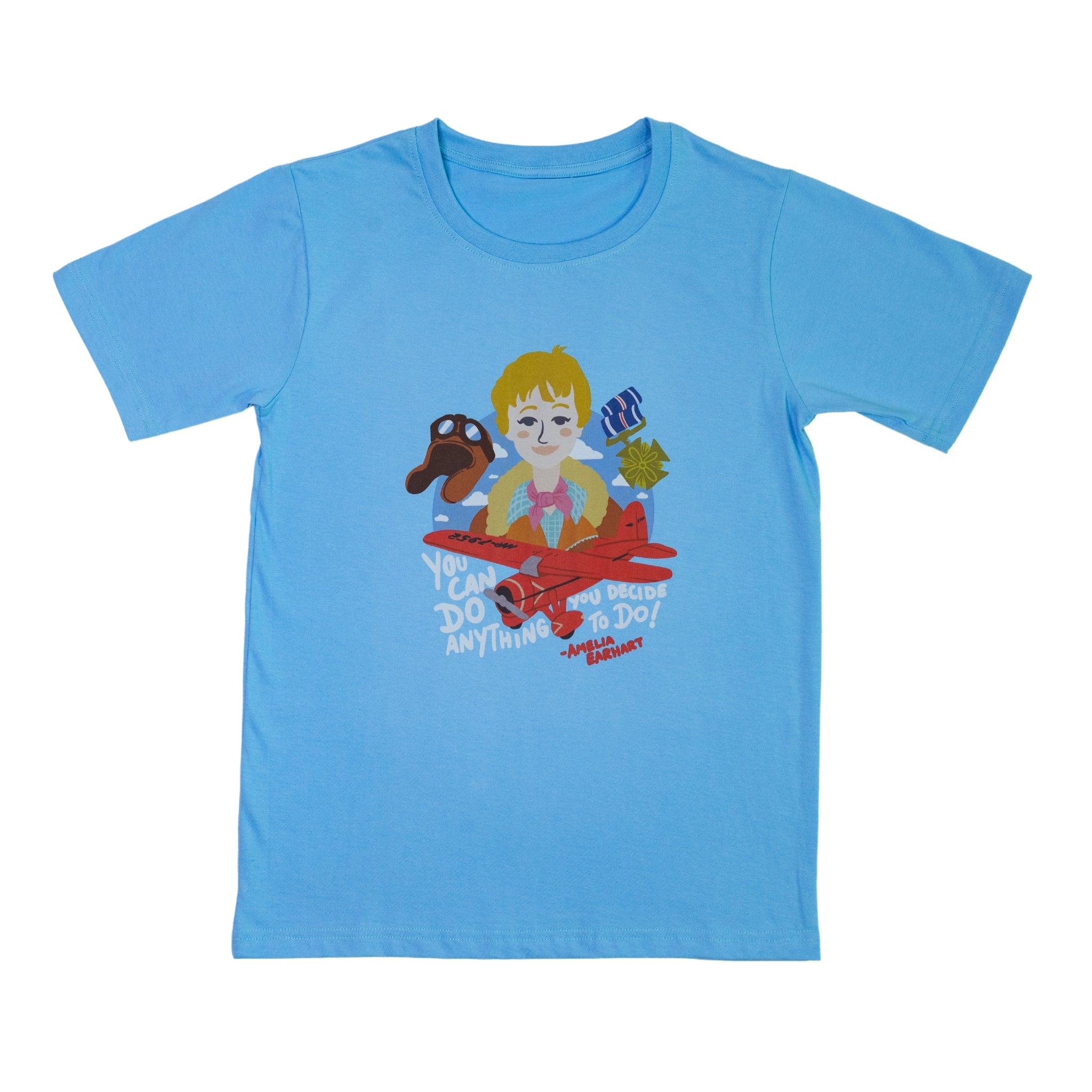 Amelia Earhart Kids T-Shirt