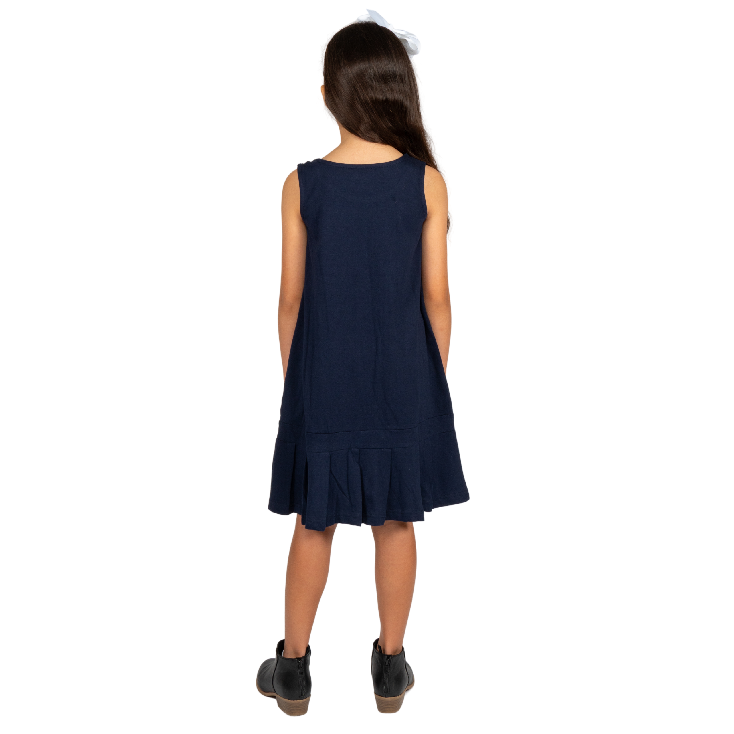 Time Zones Sleeveless Kids Dress