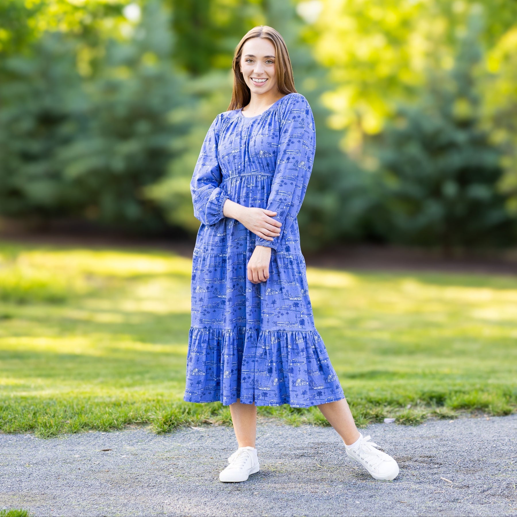 Trains Dress Sample -S