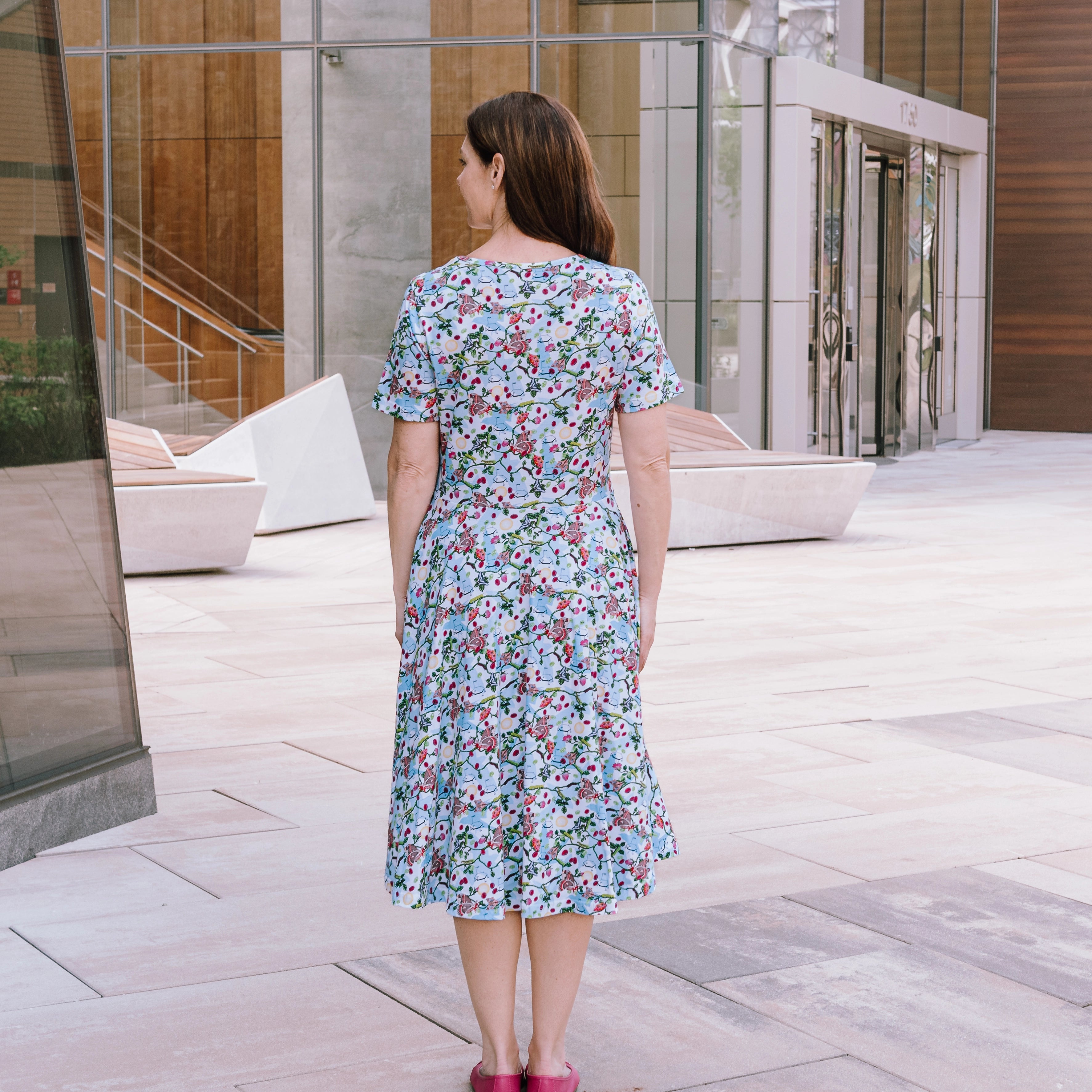 Trophic Levels Twirl Dress with Pockets