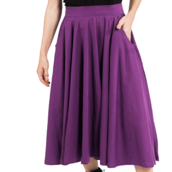 Ultraviolet Twirl Skirt [FINAL SALE]
