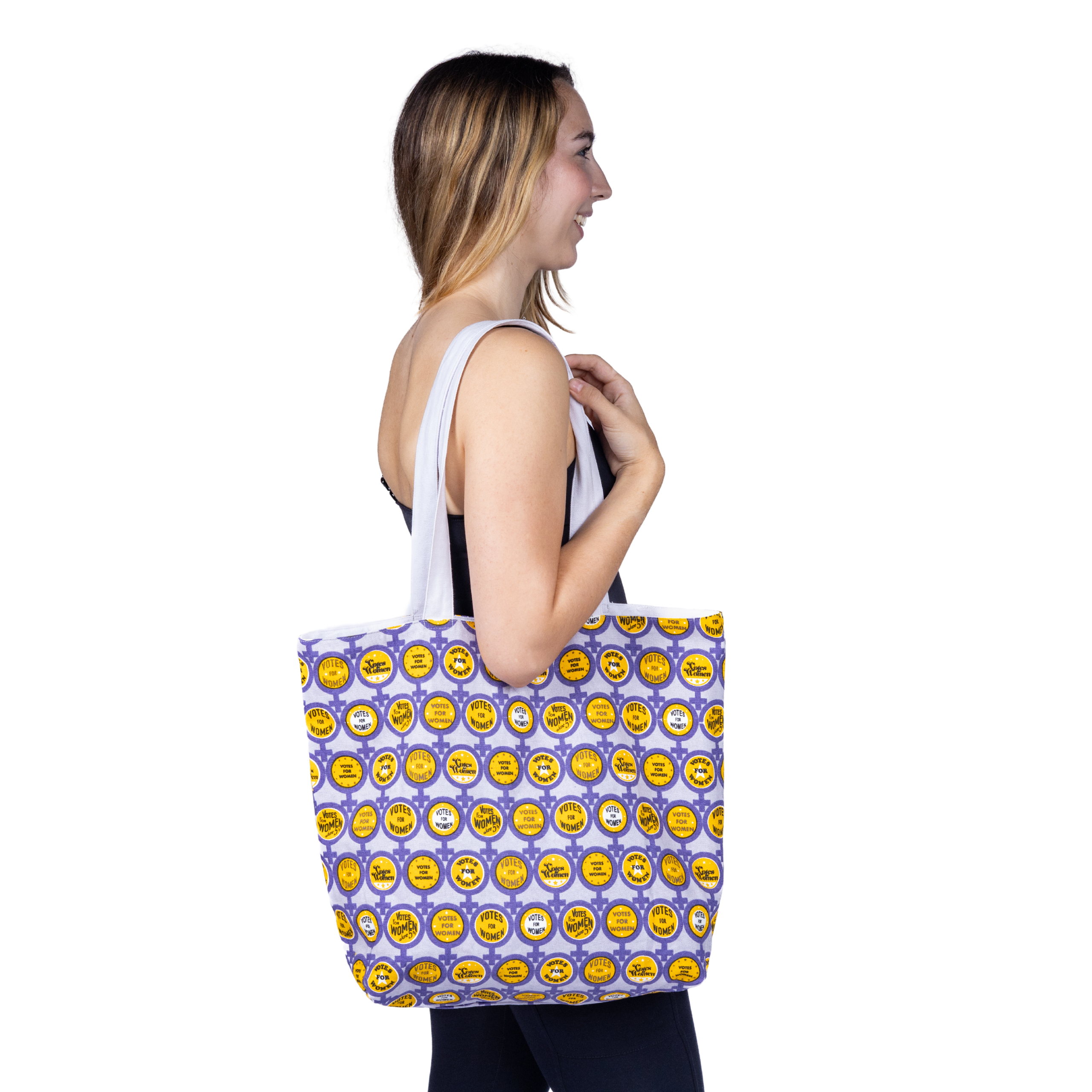 Votes For Women Reversible Canvas Tote Bag